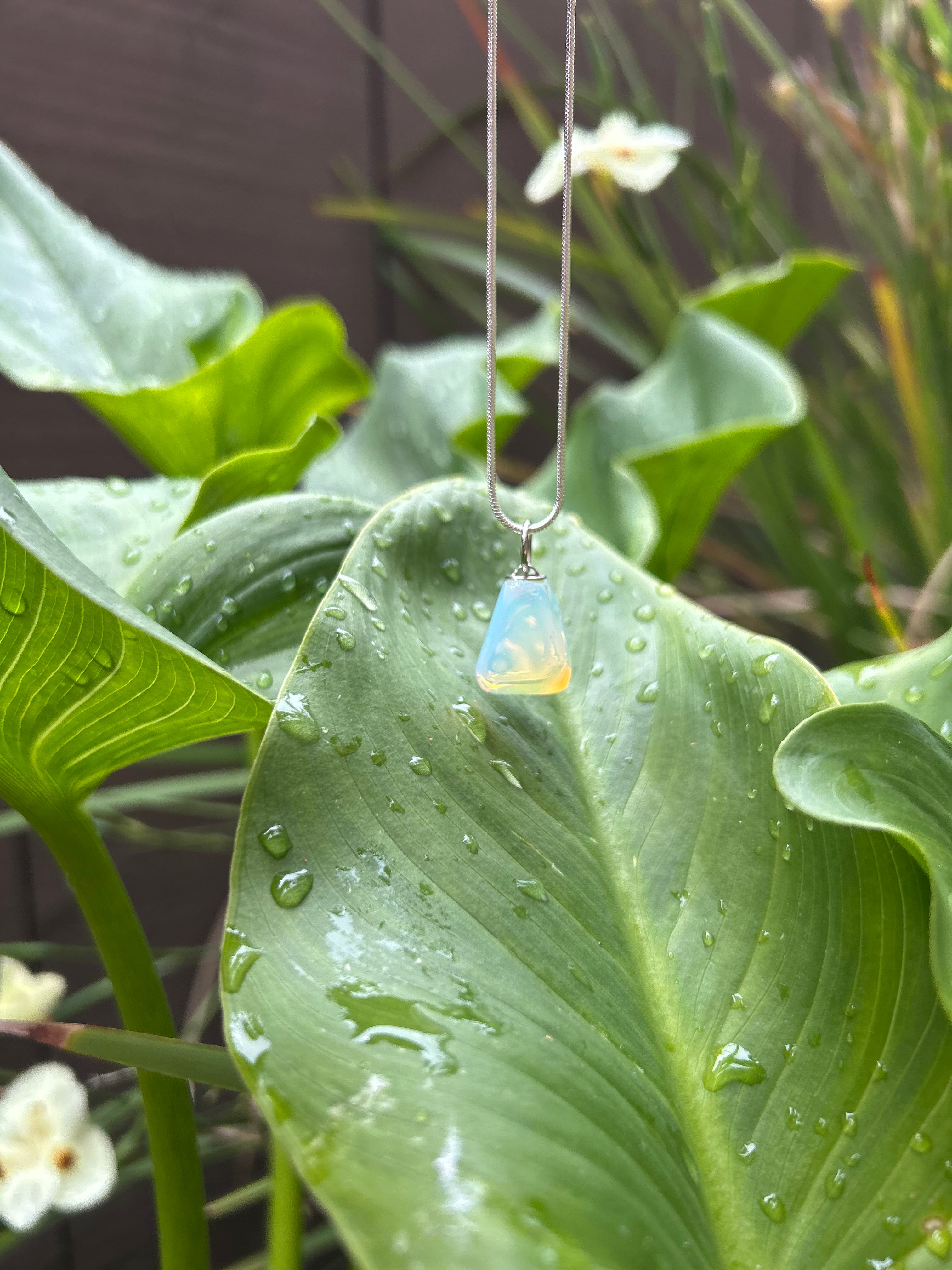 Opalite Glow Pendant