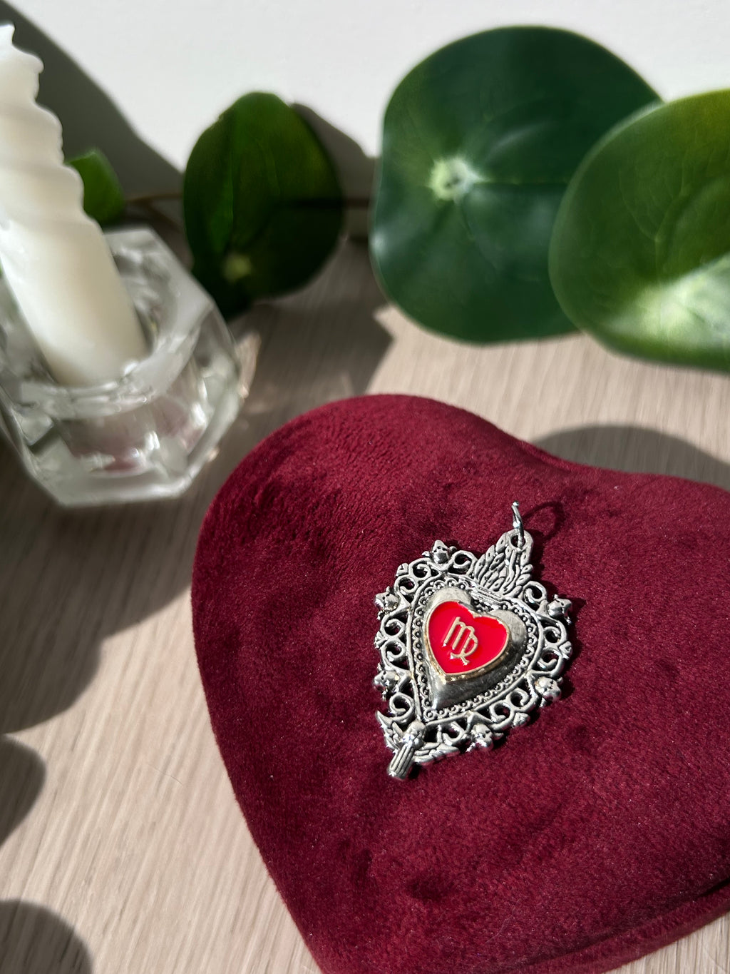 Virgo Sacred Heart Pendant