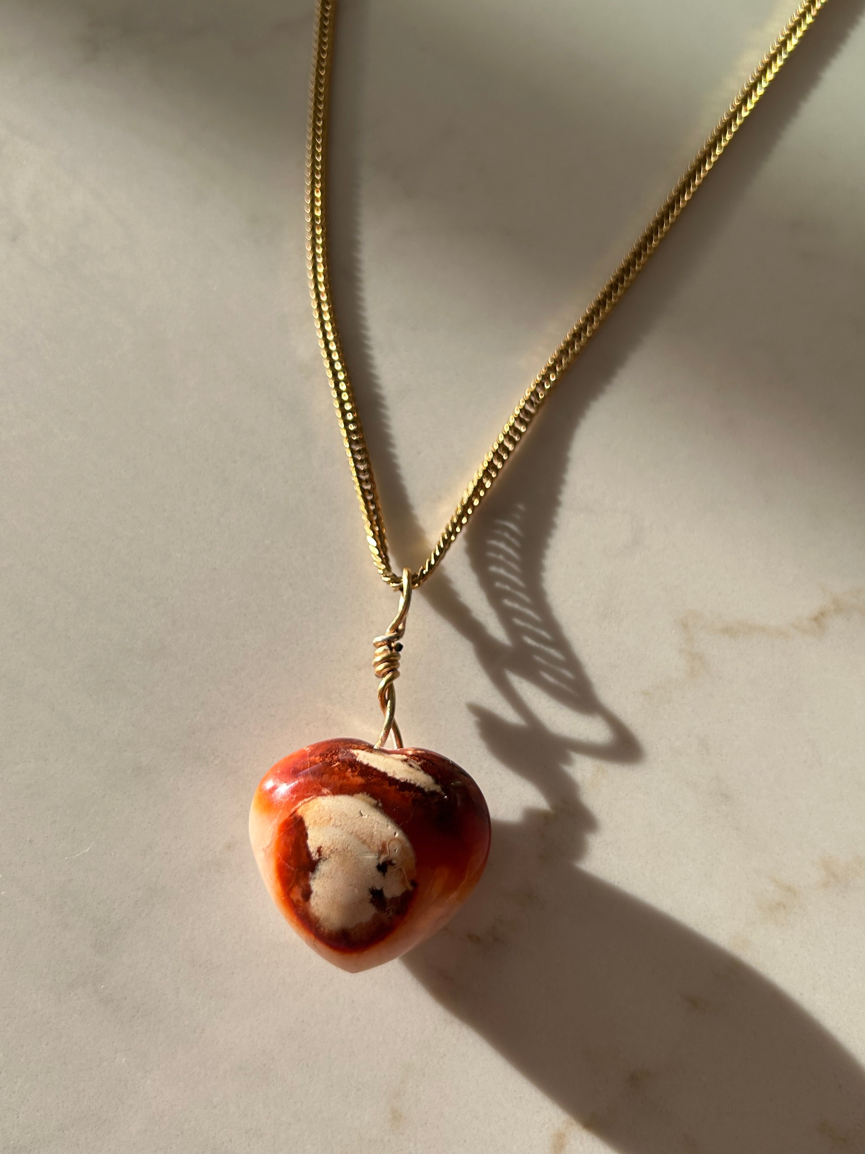 Ember Heart Carnelian Pendant