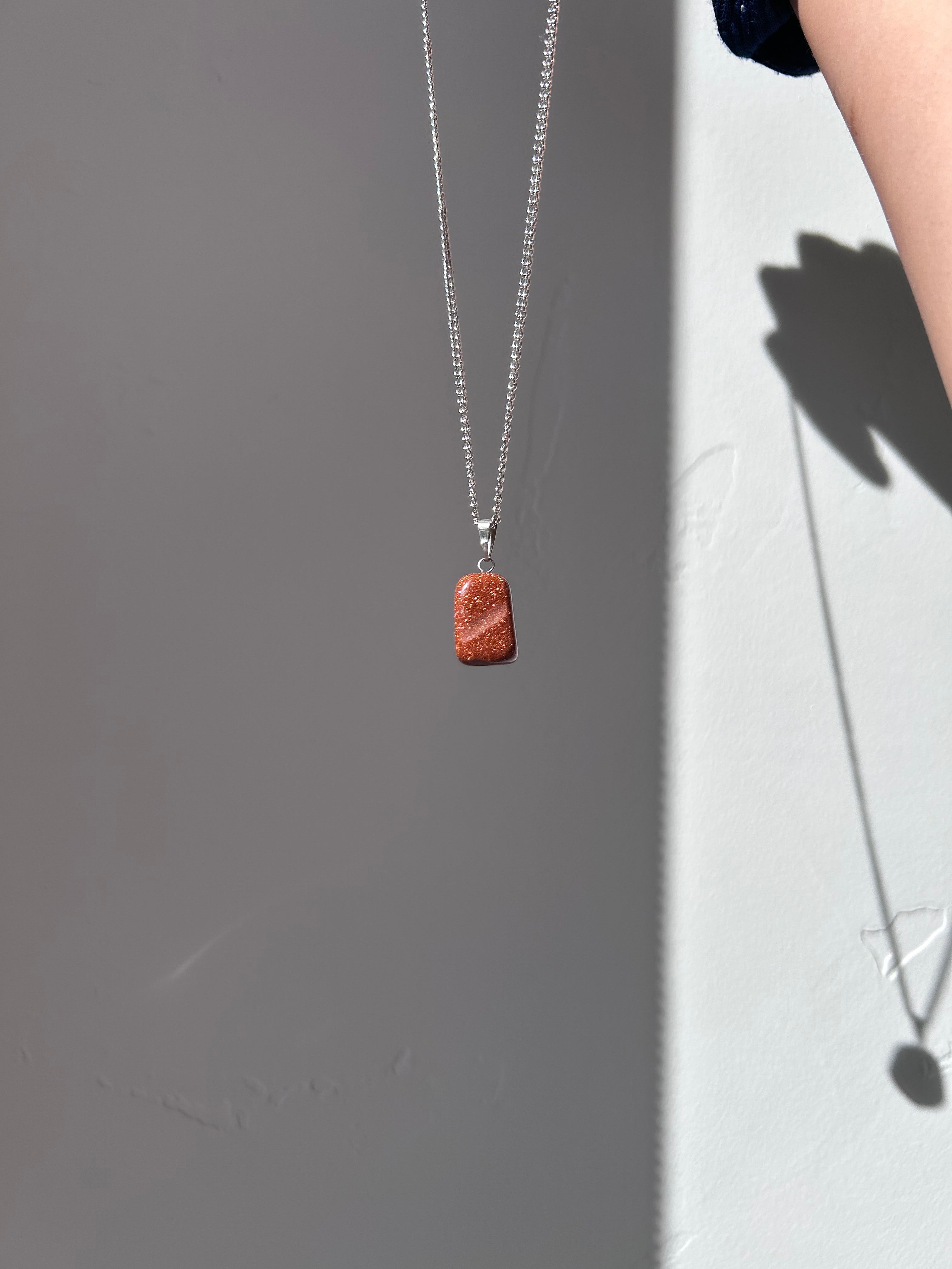 Golden Glow Goldstone Pendant