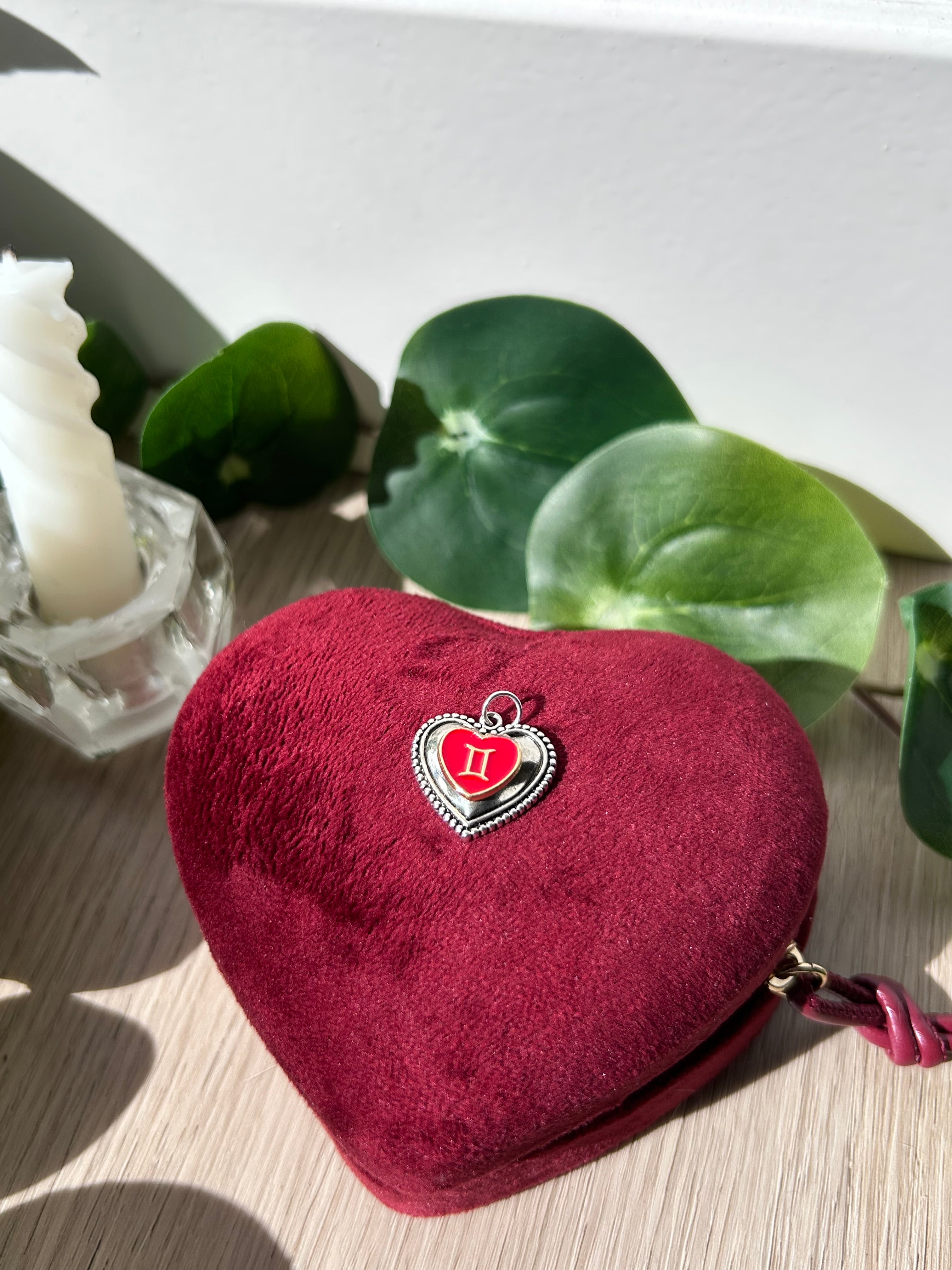 Gemini Sacred Heart Pendant