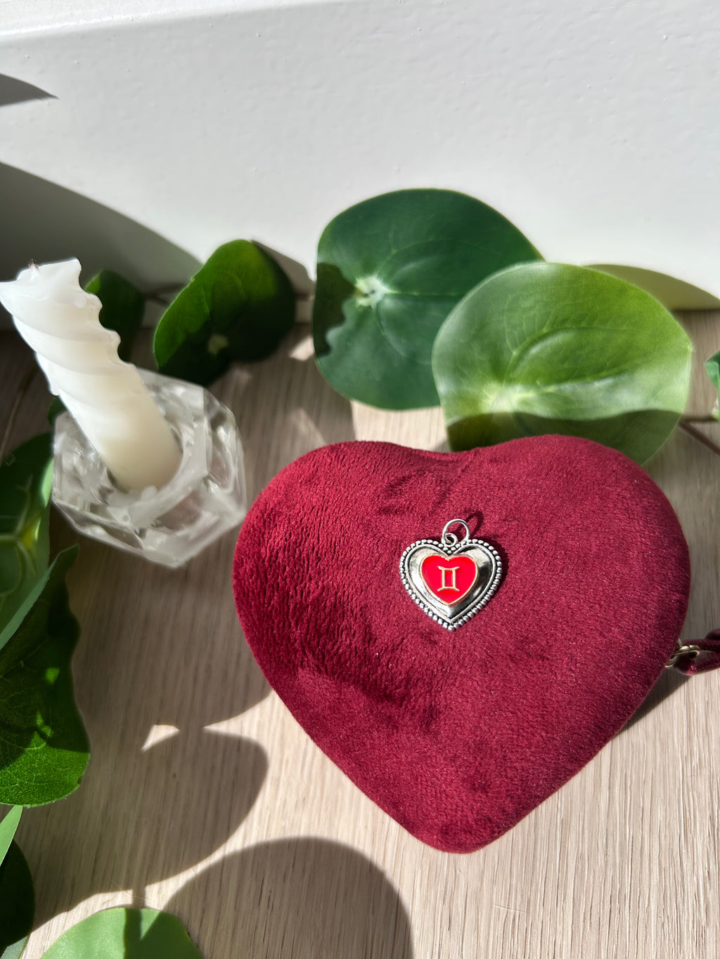 Gemini Sacred Heart Pendant