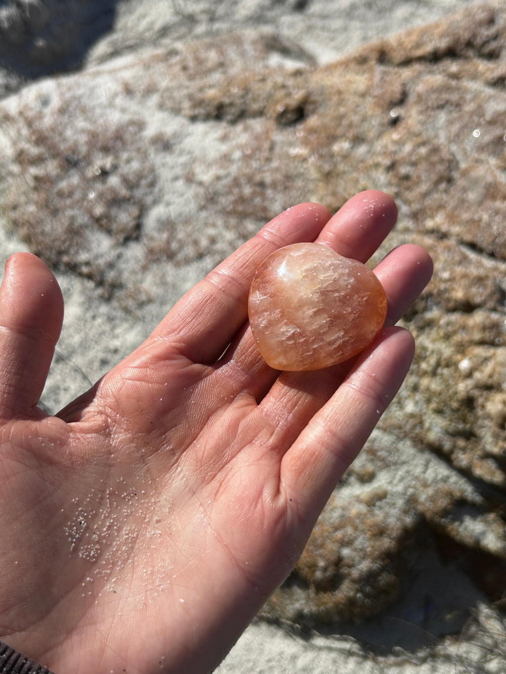 Rare Carnelian Heart- Bold Energy Stone 🧡
