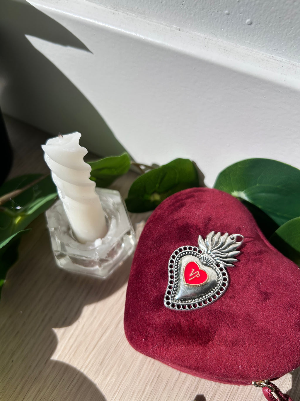 Capricorn Sacred Heart Pendant