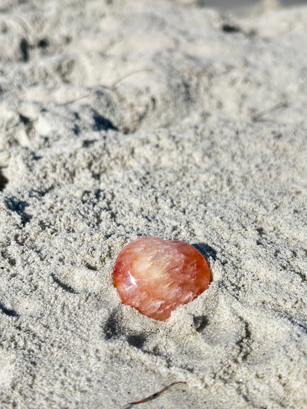 Rare Carnelian Heart- Bold Energy Stone 🧡