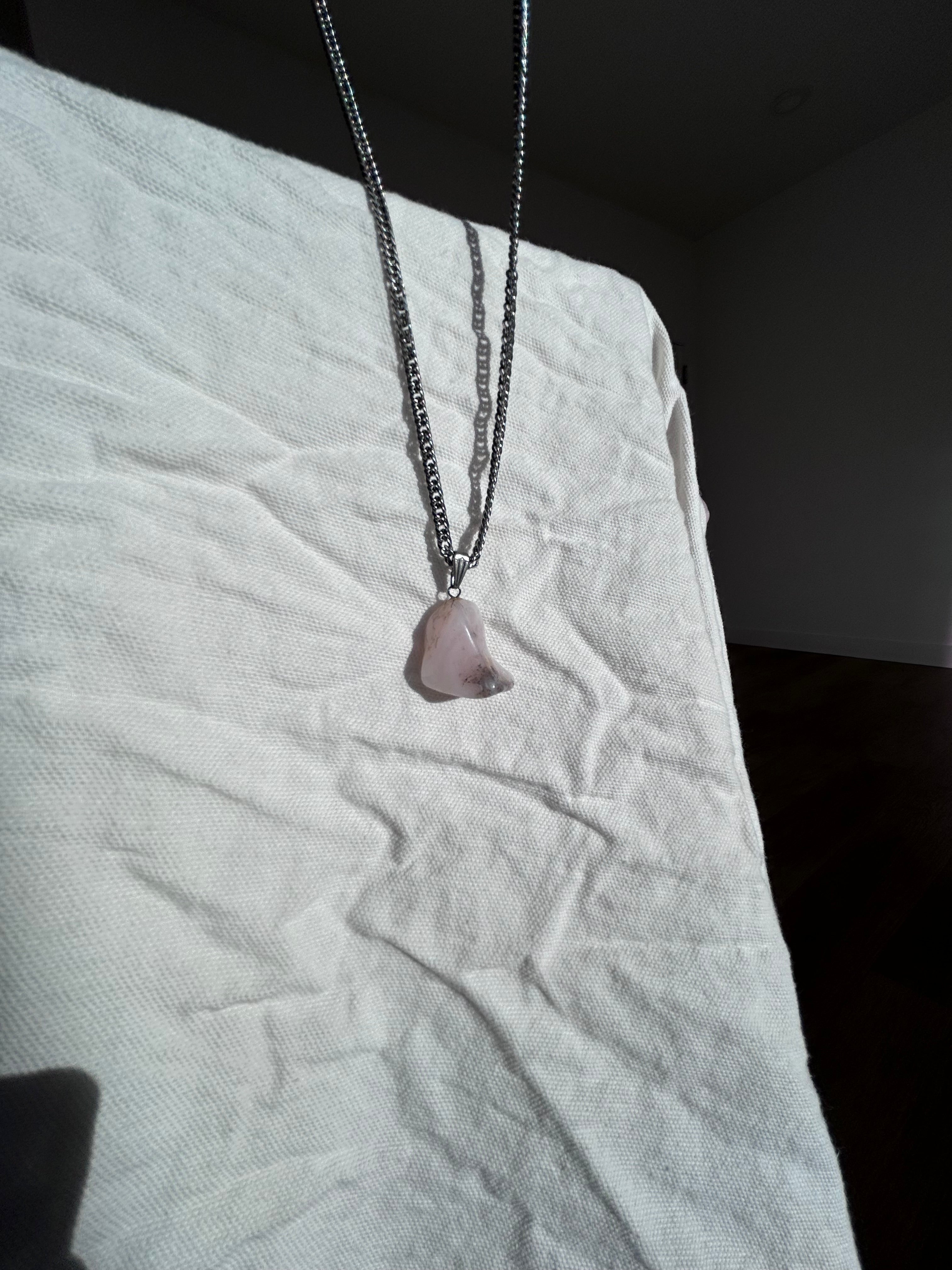 Dreamy Pink Opal Pendant