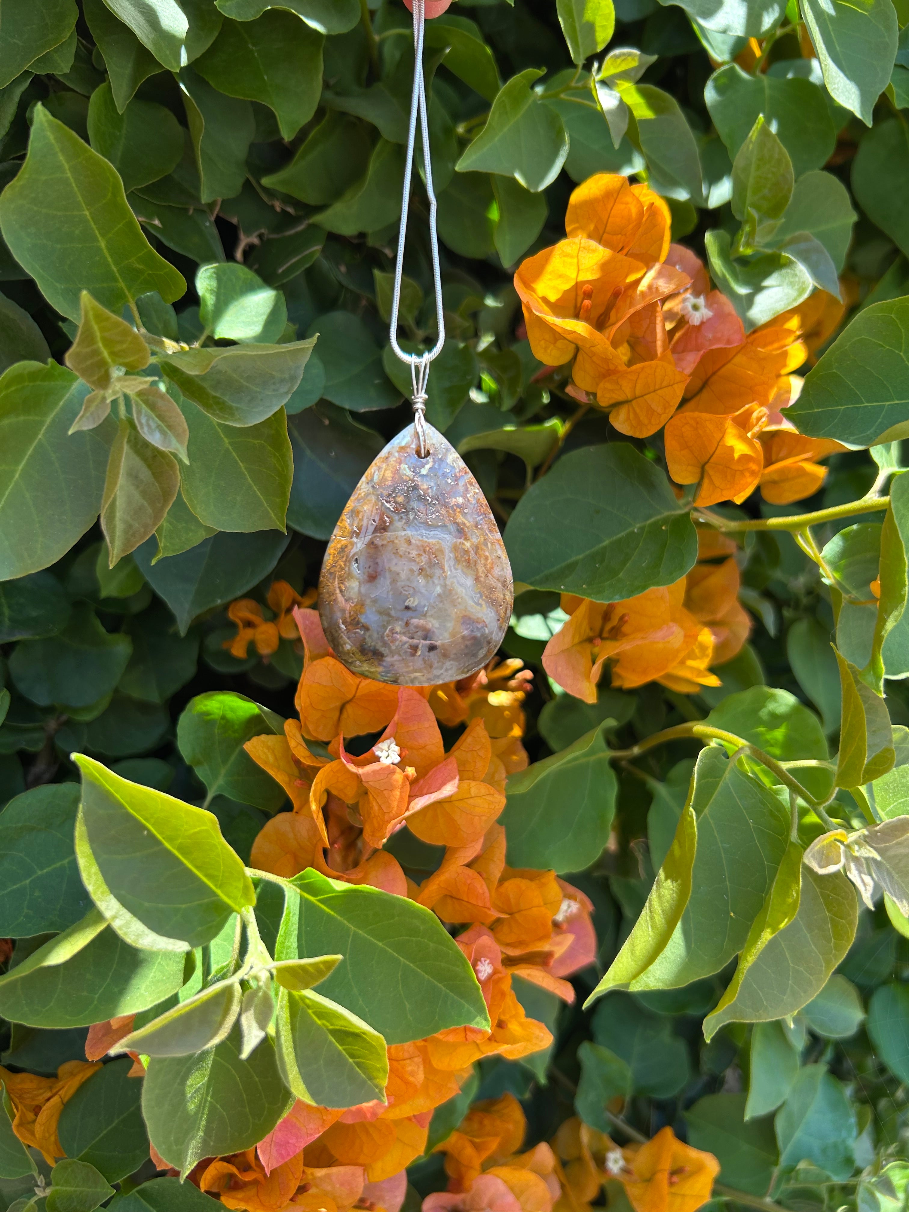 Golden Canyon Agate Pendant