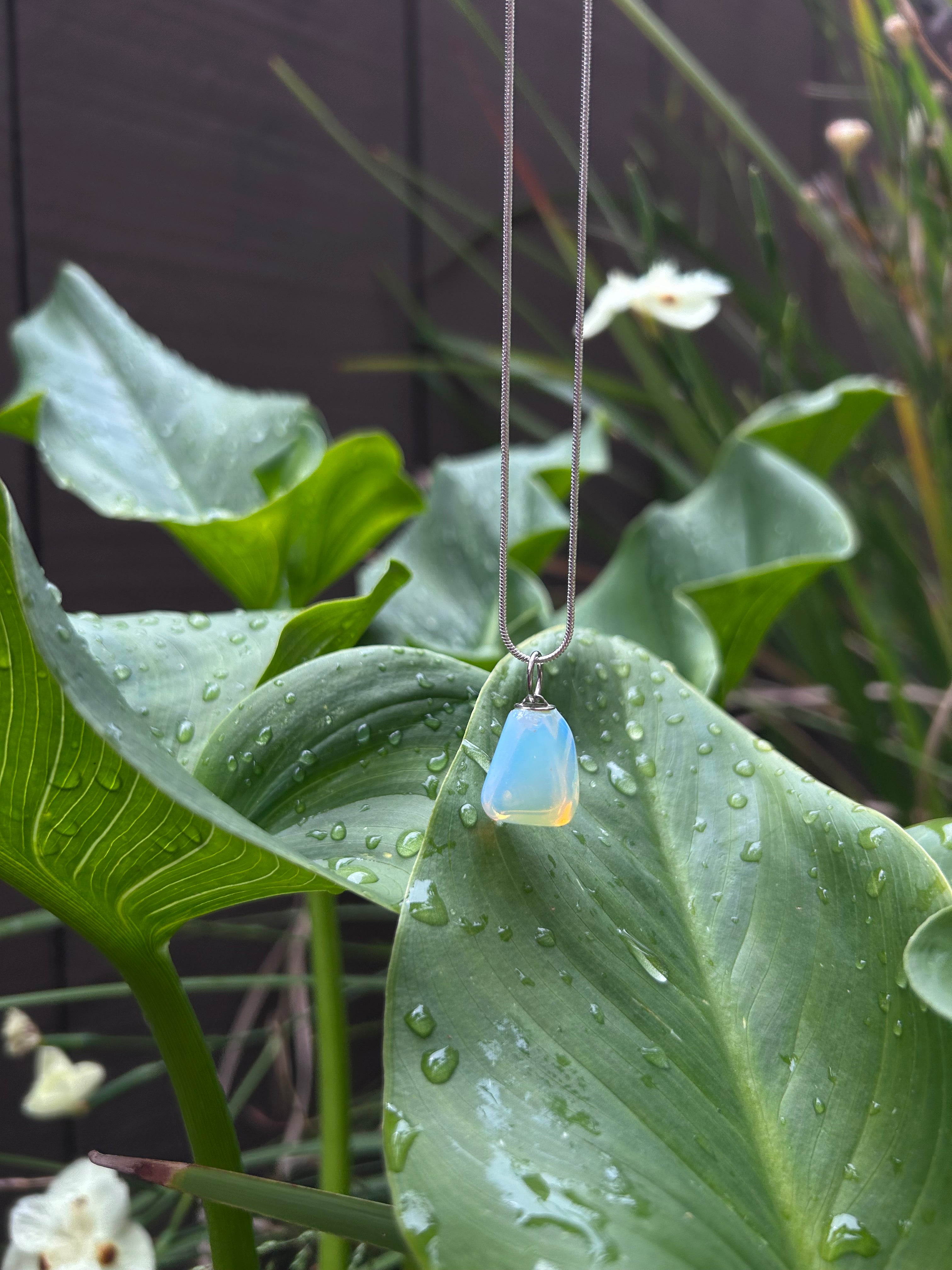 Opalite Glow Pendant