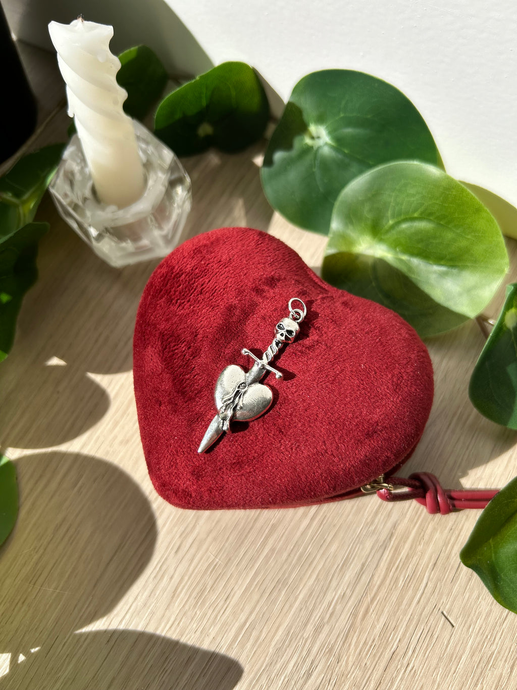 Dagger Through the Heart Pendant