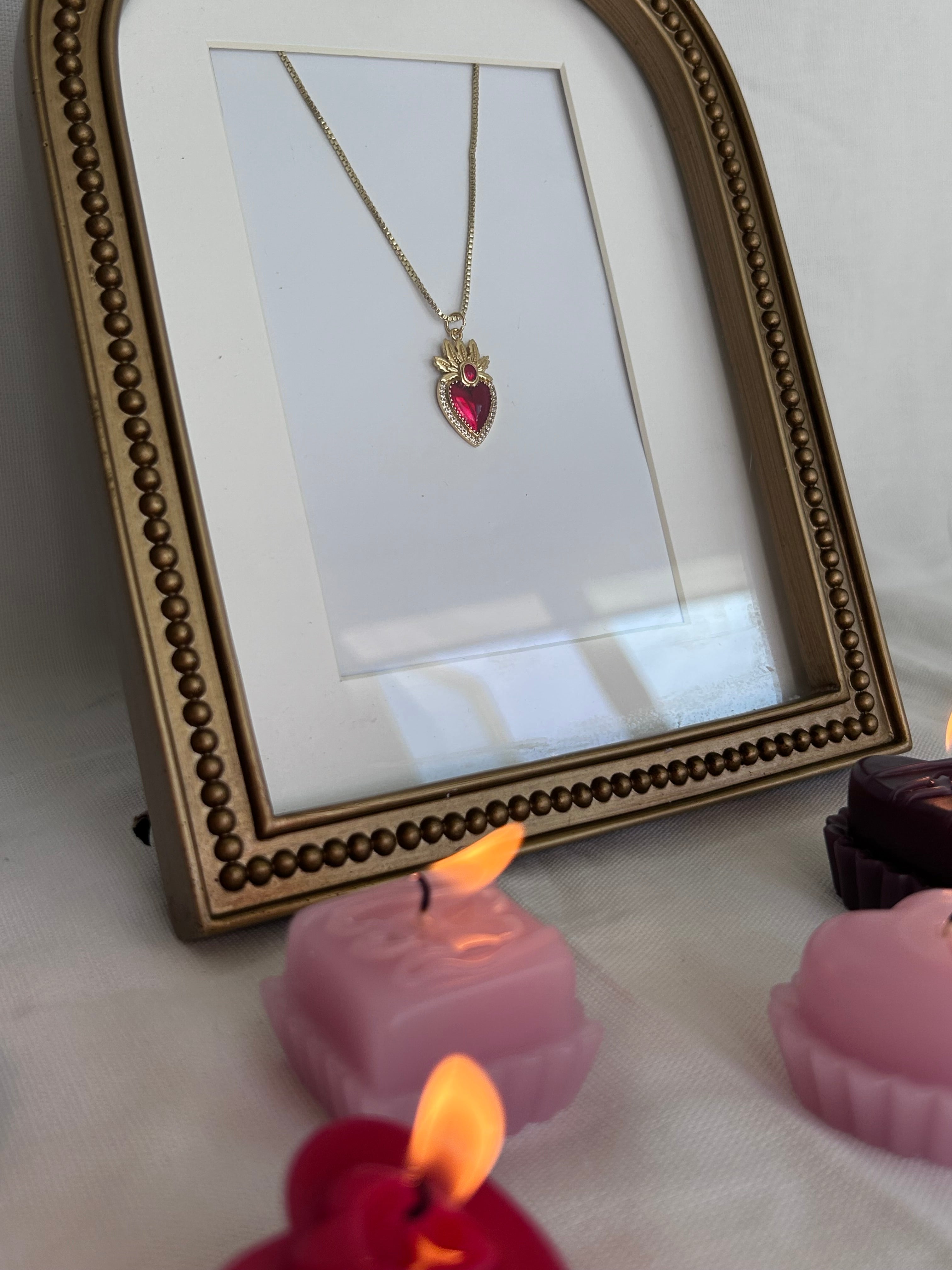 Sacred Heart Glow Necklace