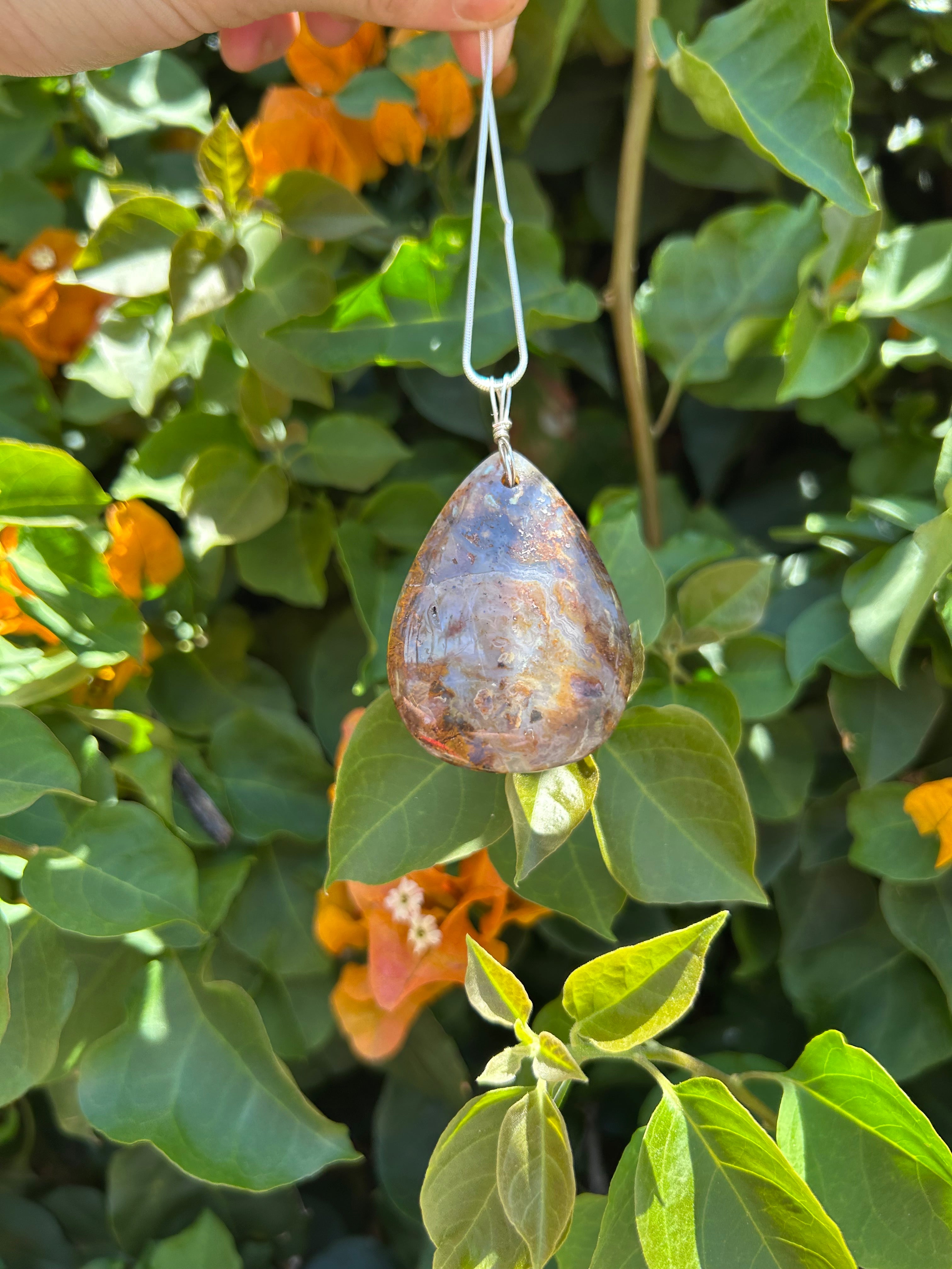 Golden Canyon Agate Pendant