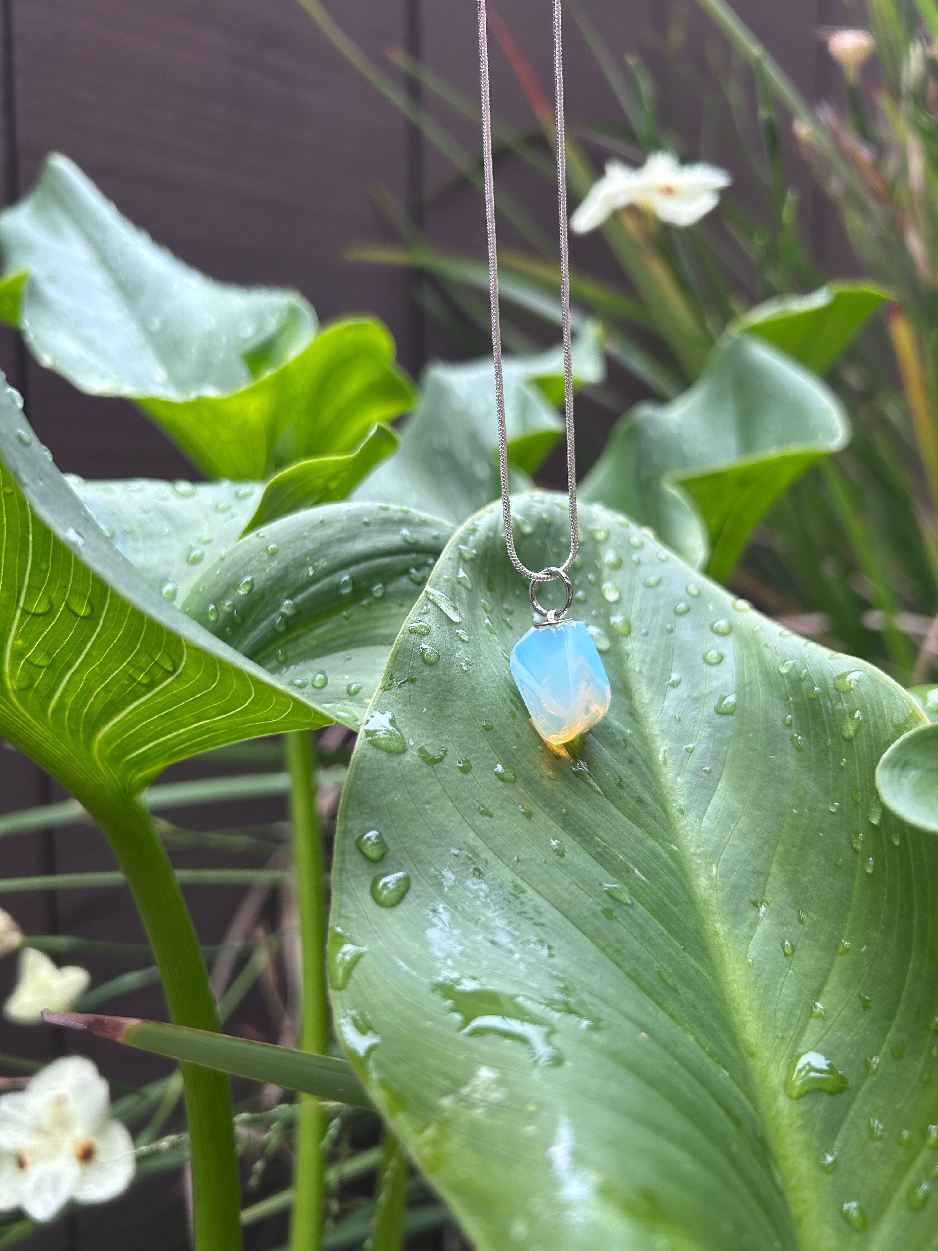 Opalite Glow Pendant