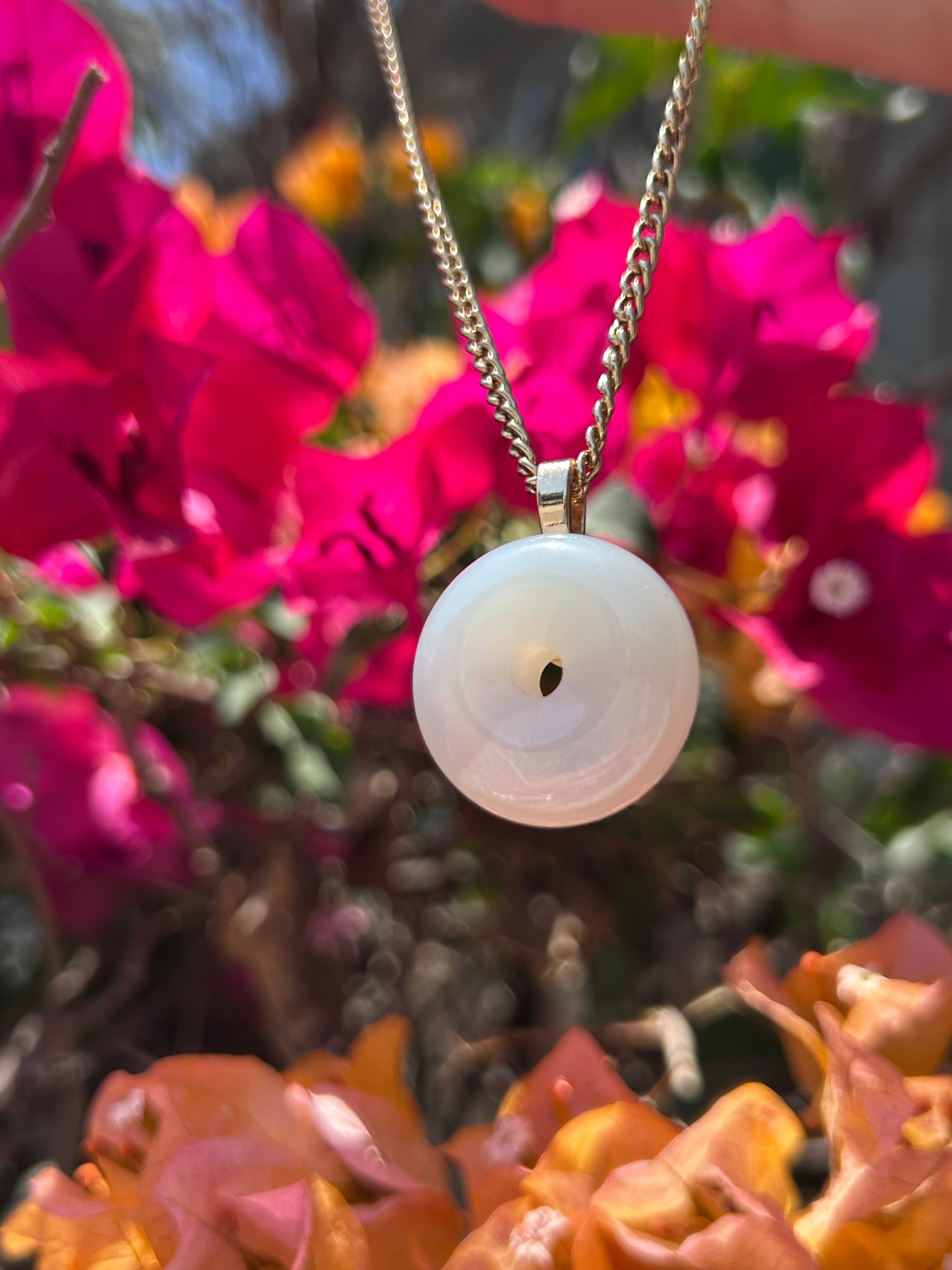 Halo Moonstone Pendant