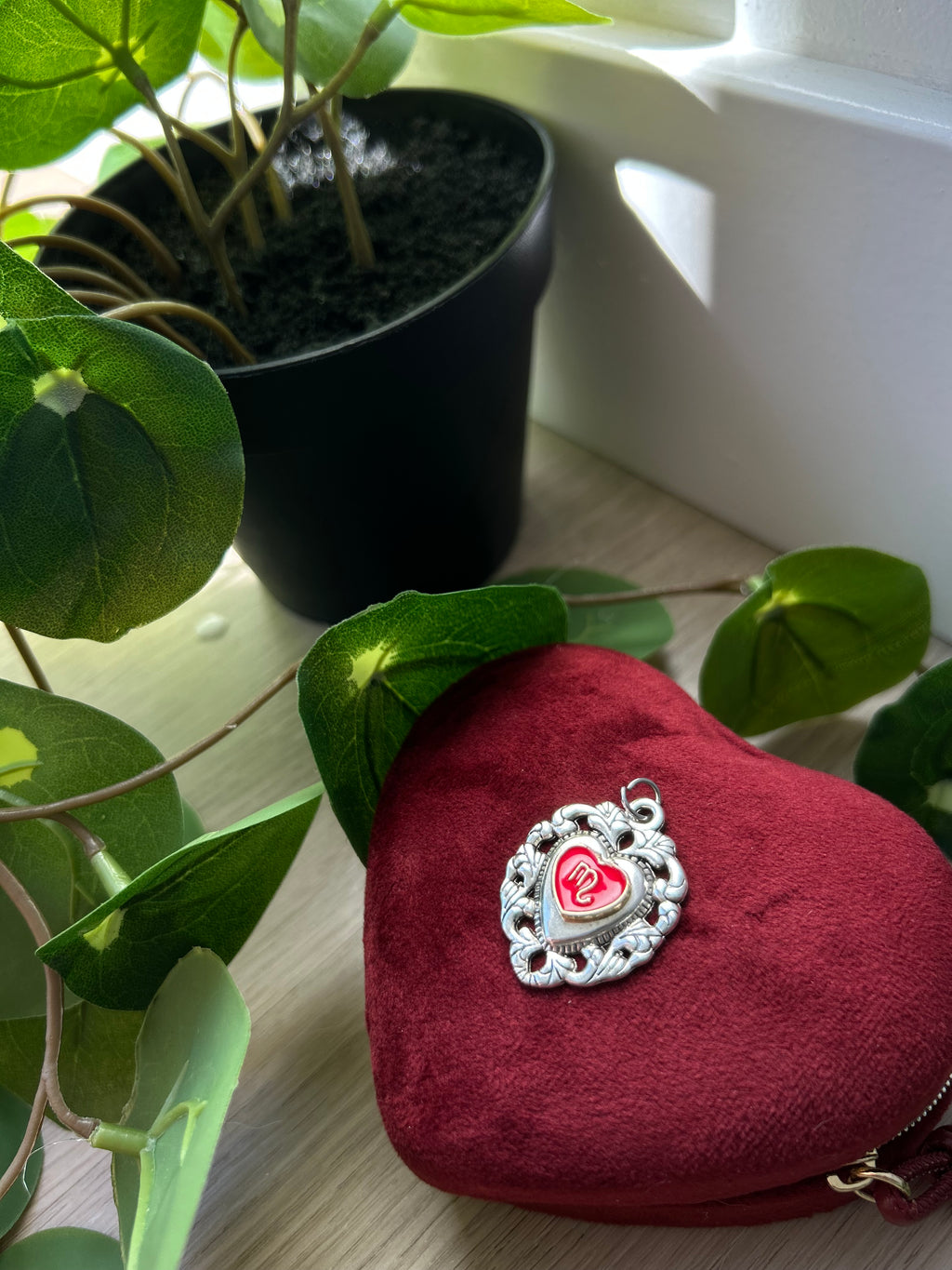 Scorpio Sacred Heart Pendant