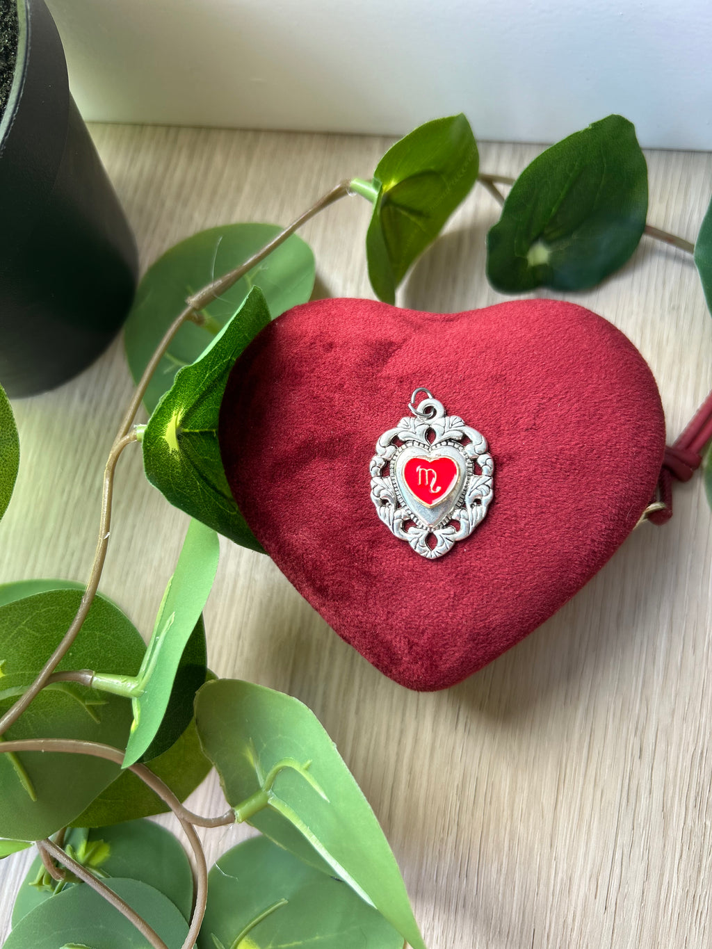 Scorpio Sacred Heart Pendant