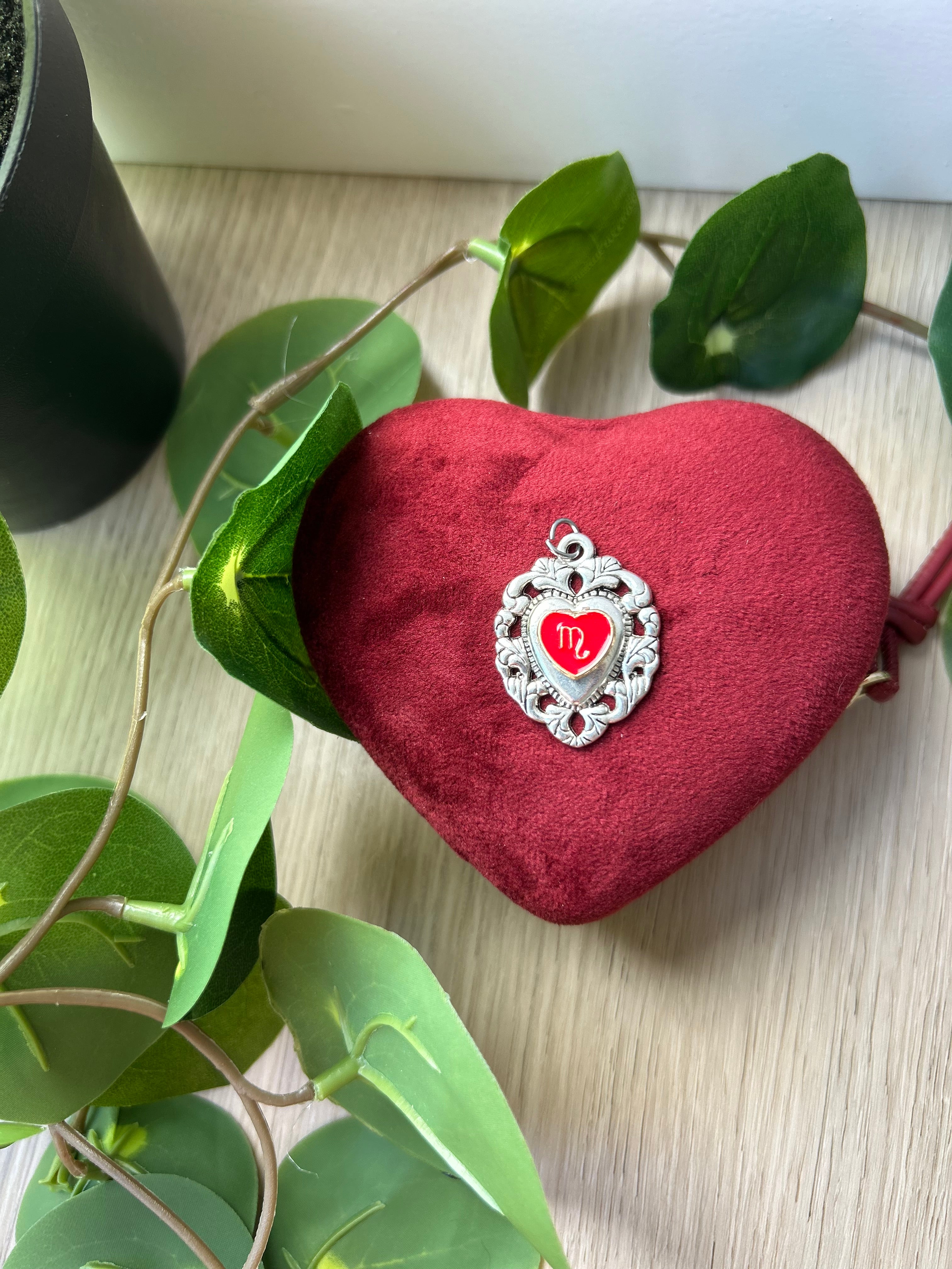 Scorpio Sacred Heart Pendant