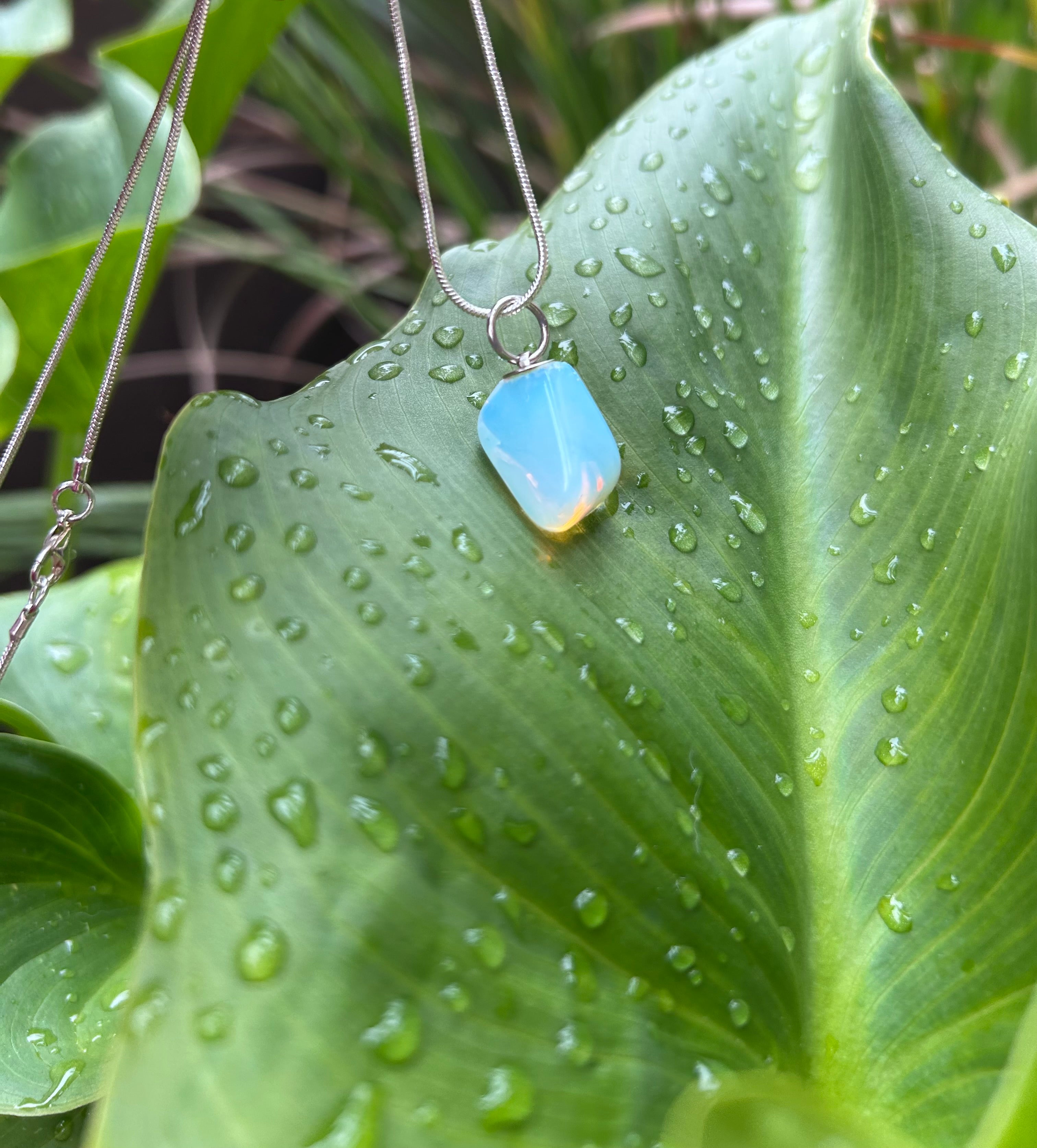 Opalite Glow Pendant