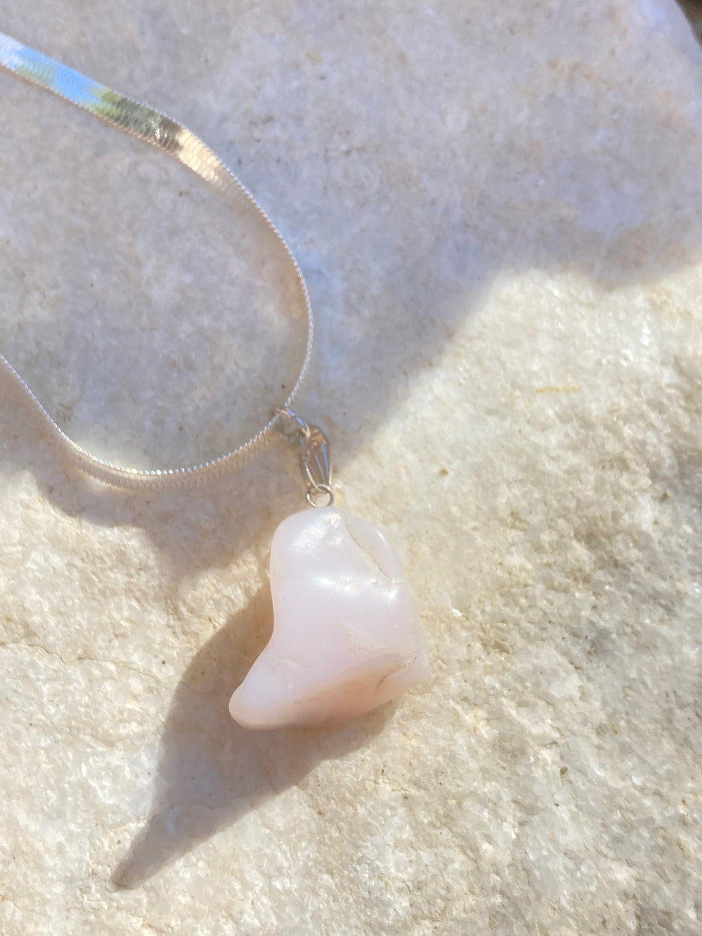 Dreamy Pink Opal Pendant