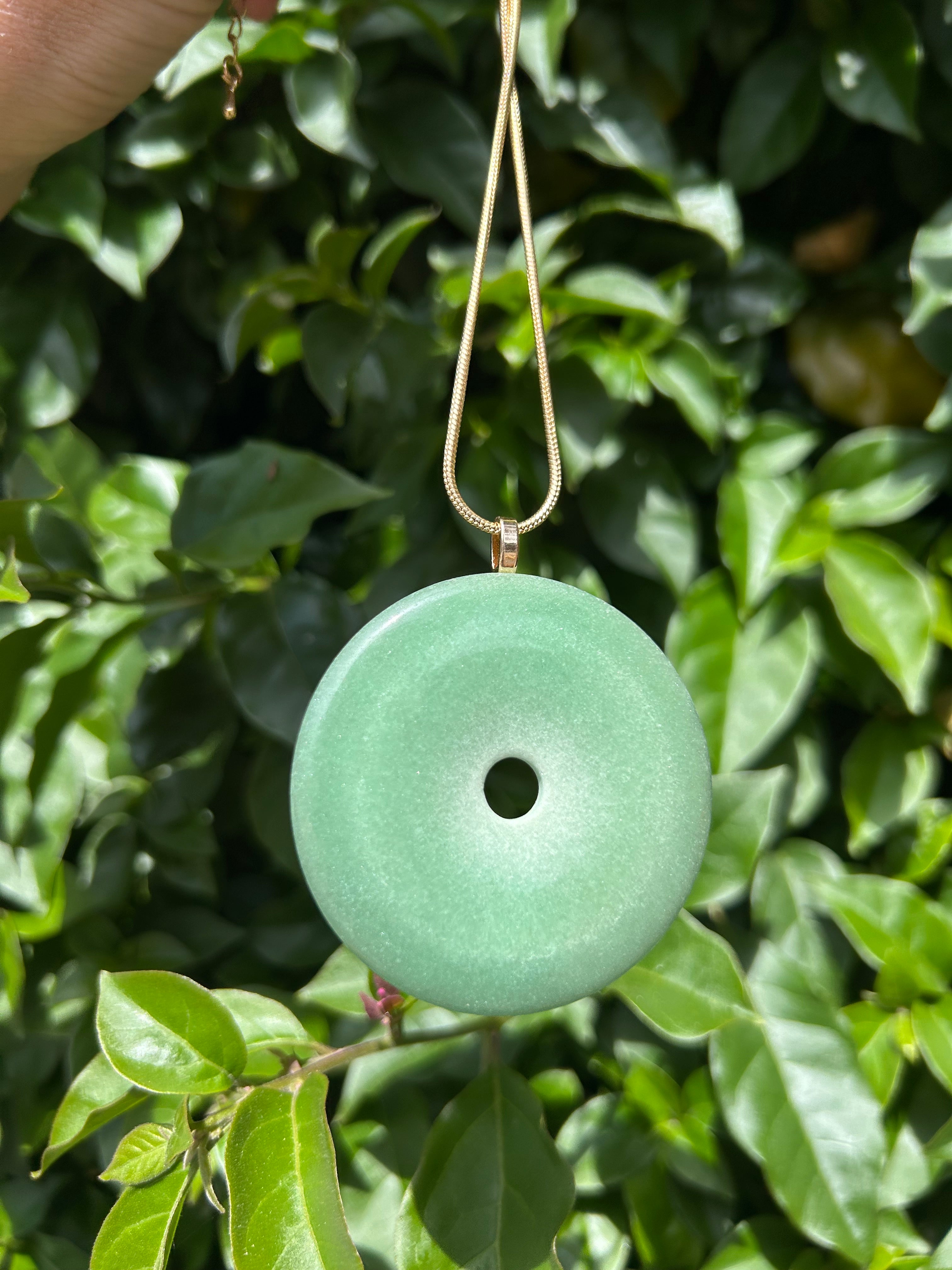 Jade Halo Pendant