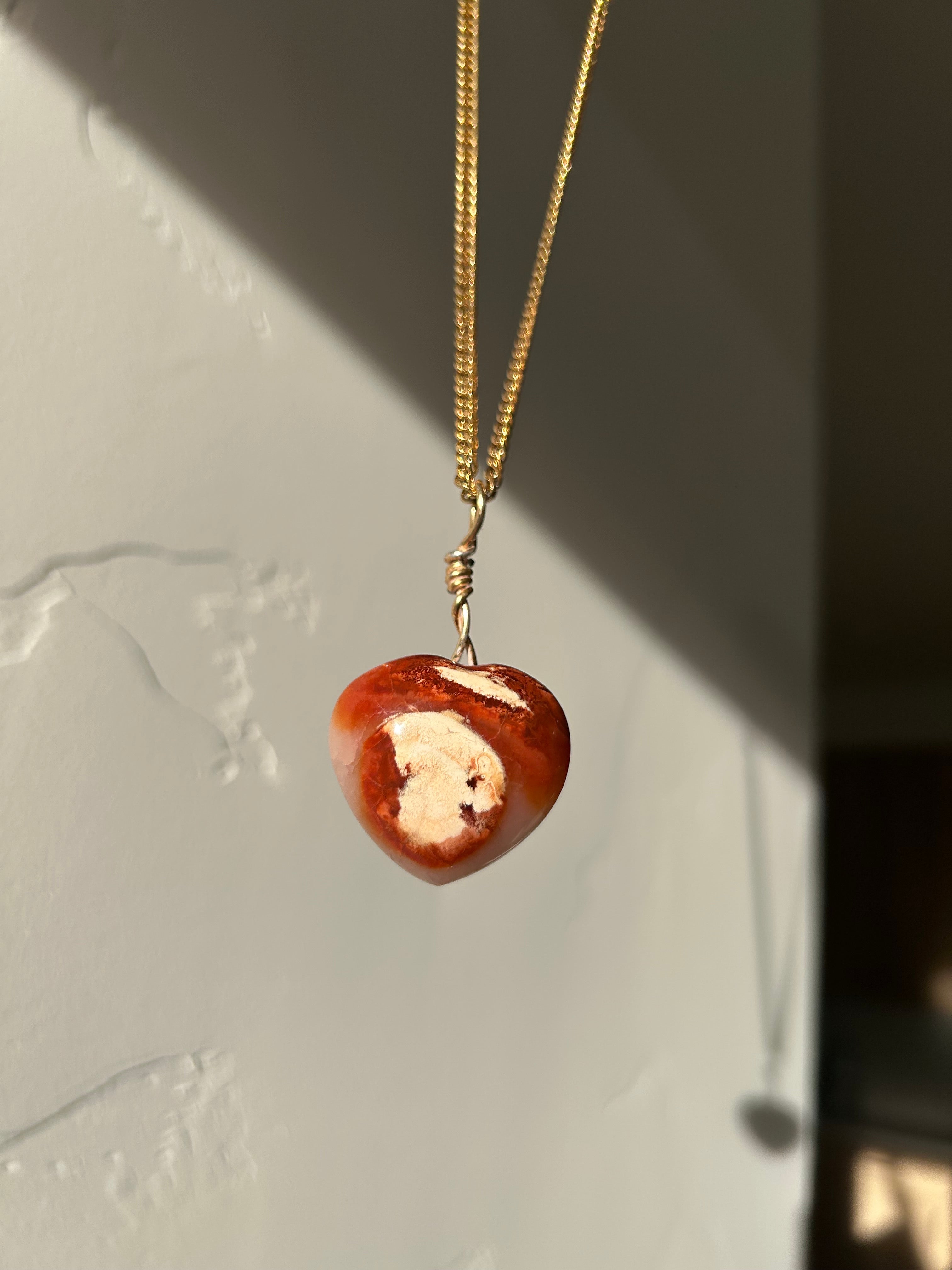 Ember Heart Carnelian Pendant