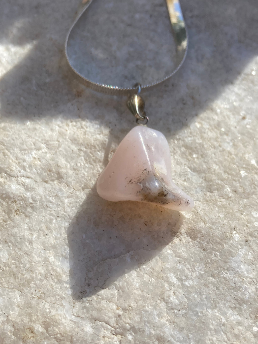 Dreamy Pink Opal Pendant