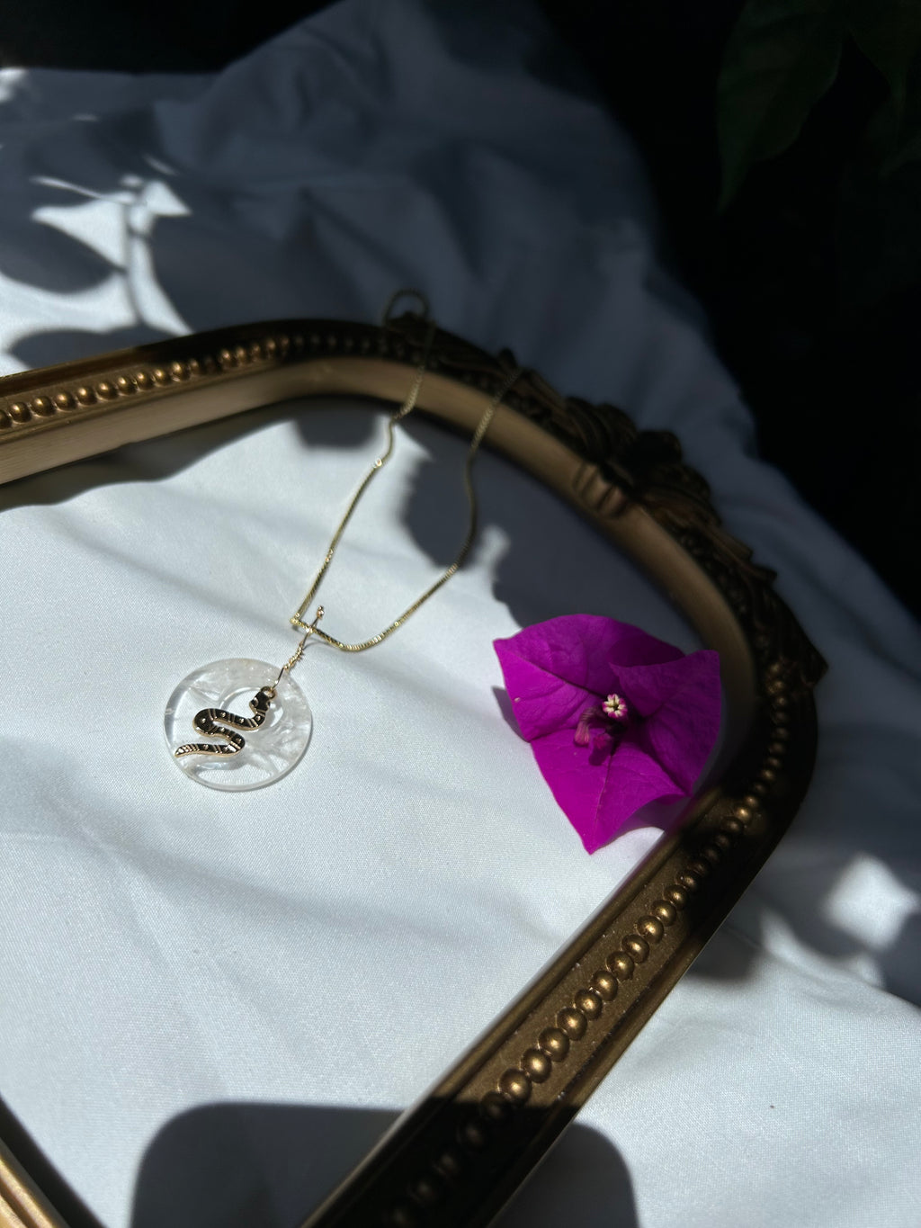 Mystic Serpent Clear Quartz Pendant