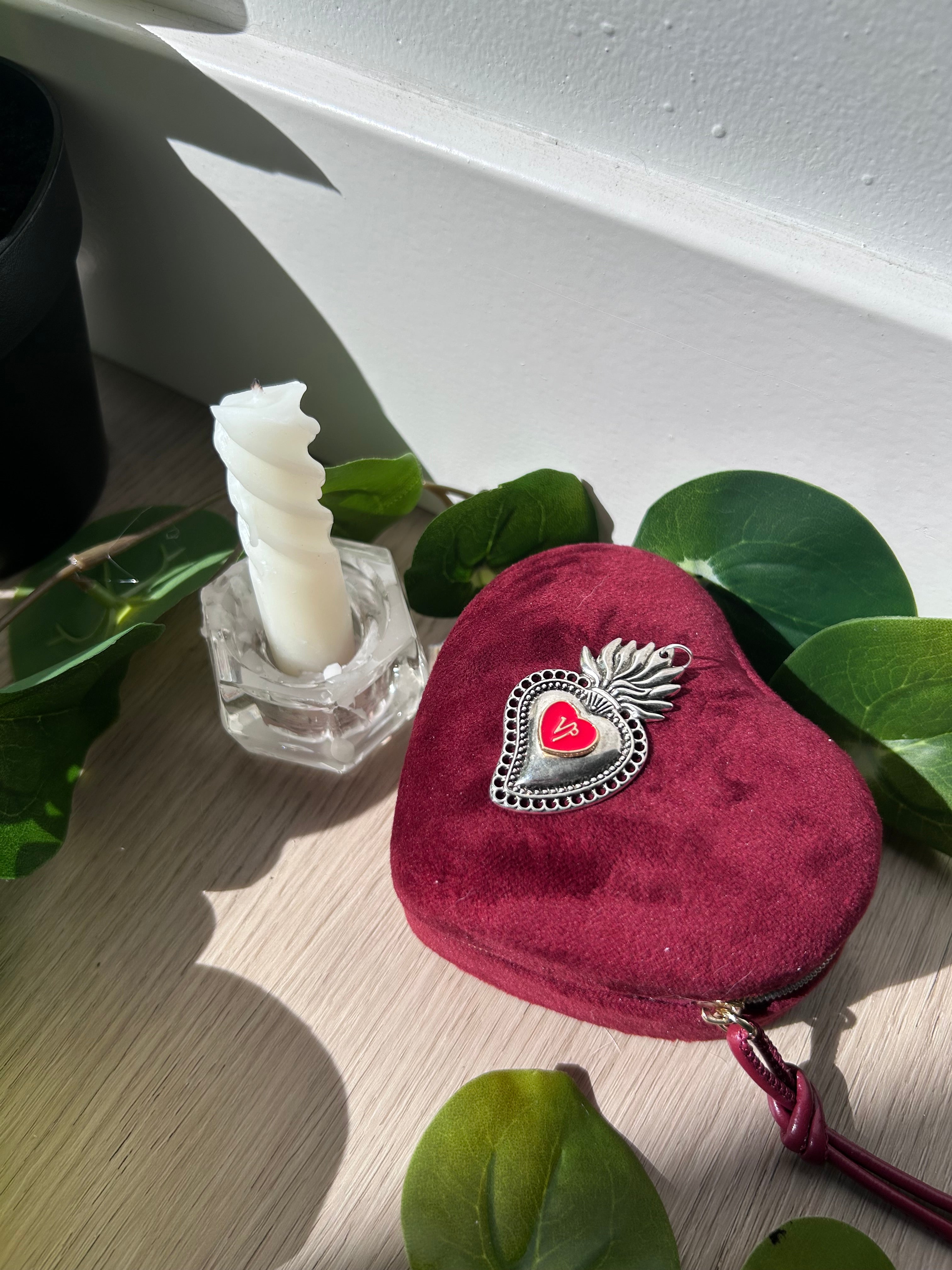 Capricorn Sacred Heart Pendant