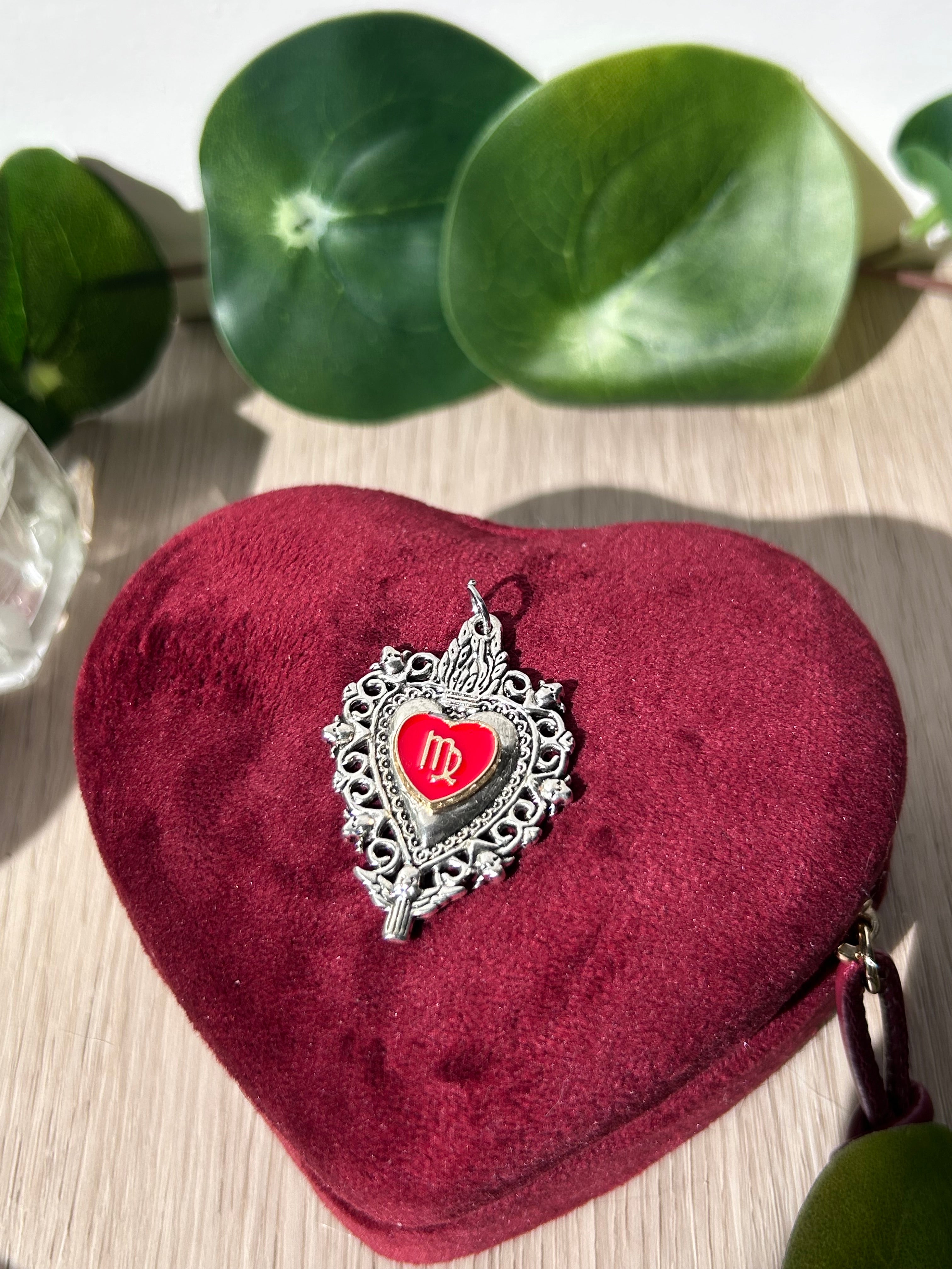 Virgo Sacred Heart Pendant