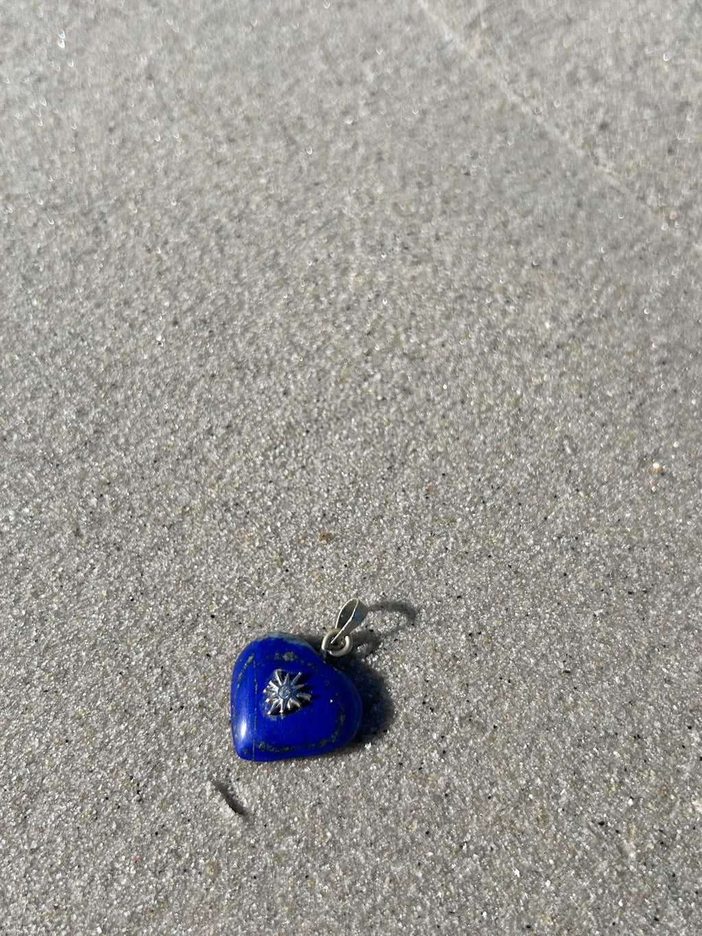Celestial Heart Lapis Lazuli Pendant