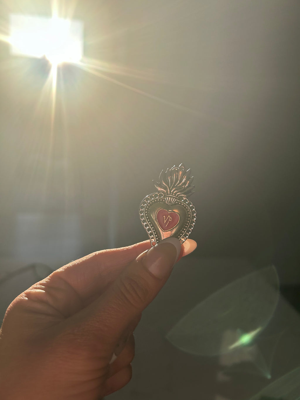 Capricorn Sacred Heart Pendant