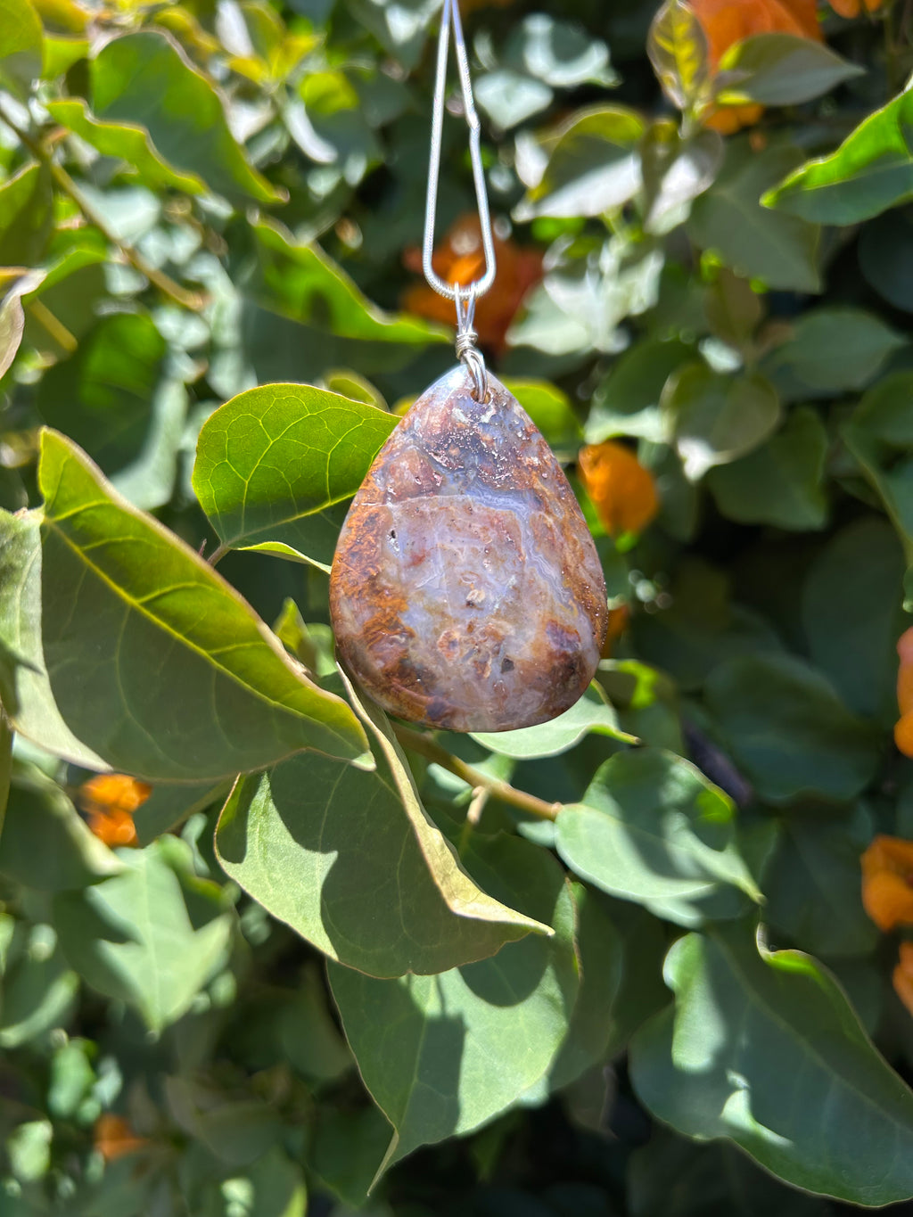 Golden Canyon Agate Pendant