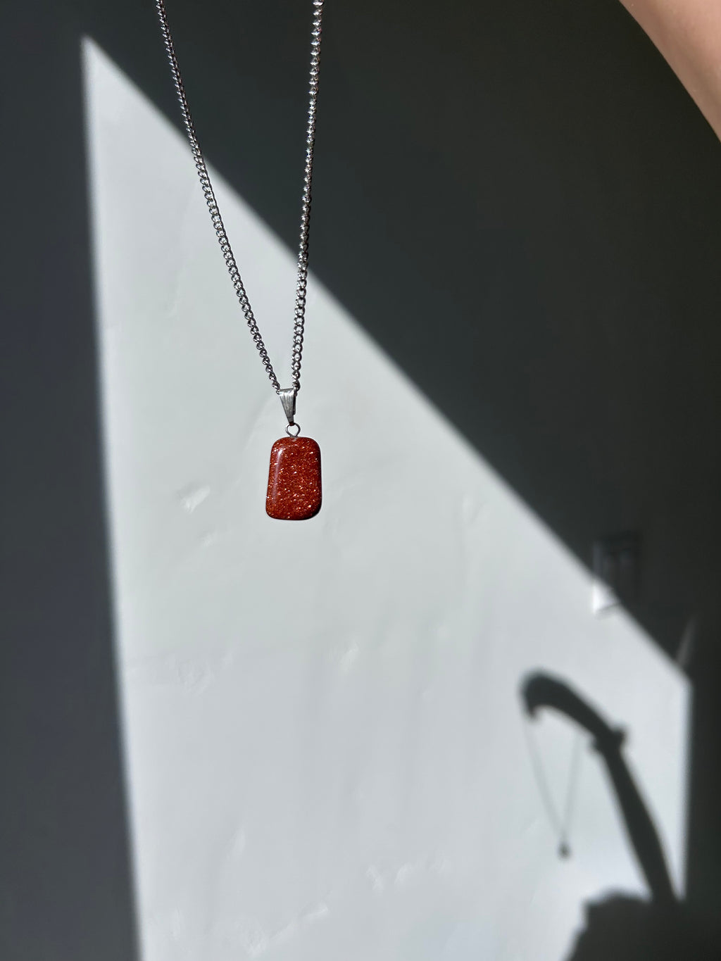 Golden Glow Goldstone Pendant
