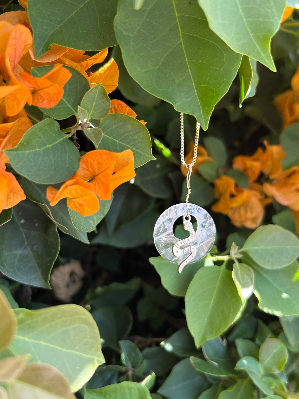 Mystic Serpent Clear Quartz Pendant