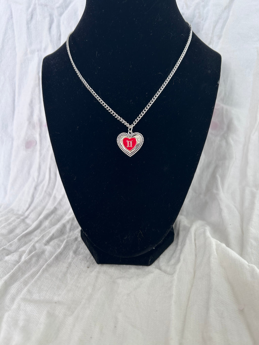 Gemini Sacred Heart Pendant