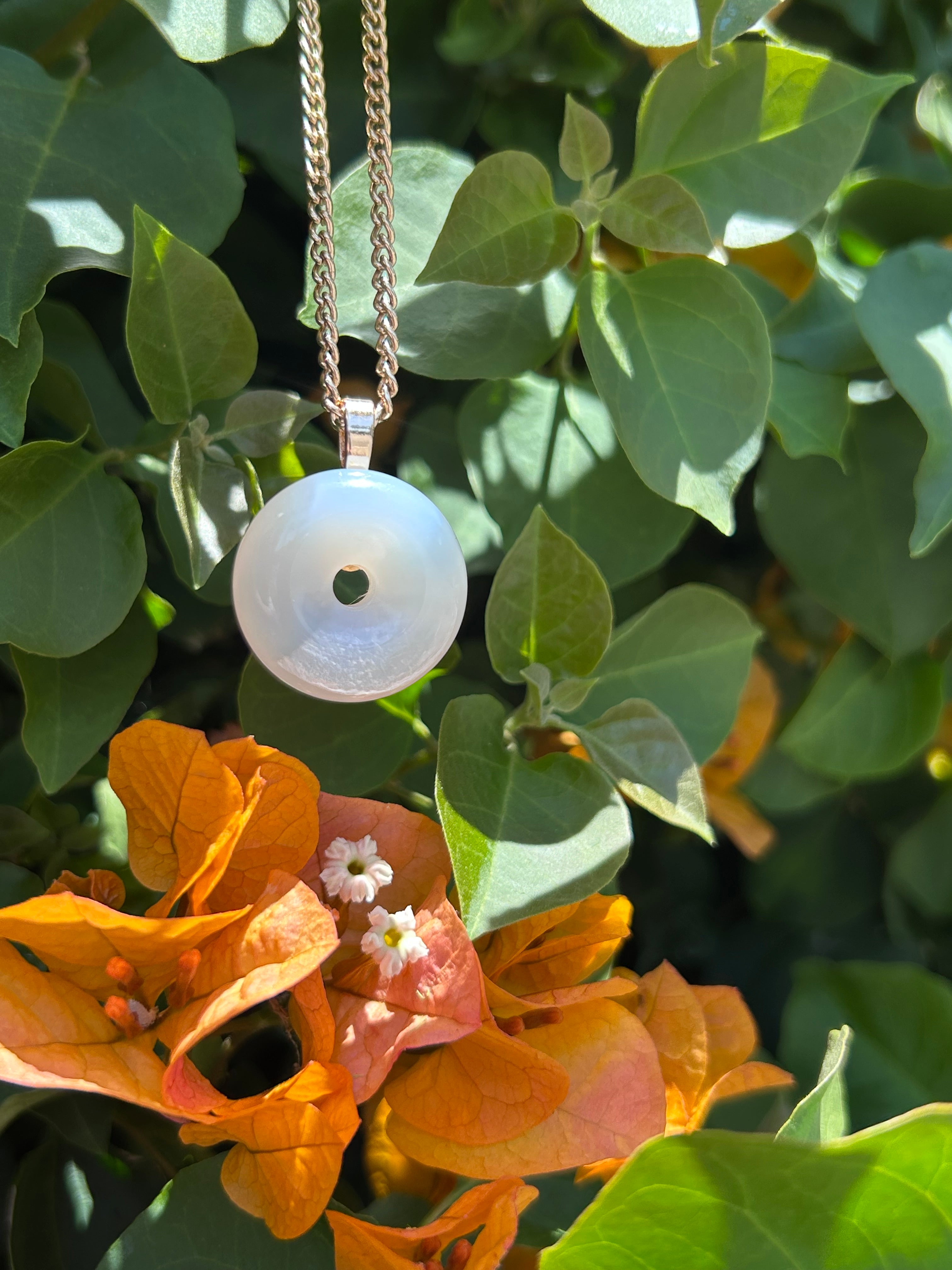 Halo Moonstone Pendant