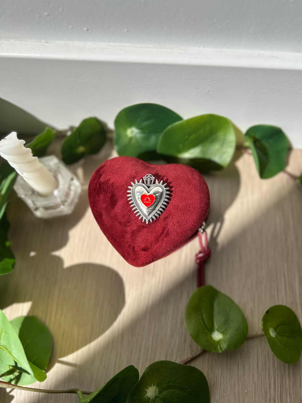 Libra Sacred Heart Pendant