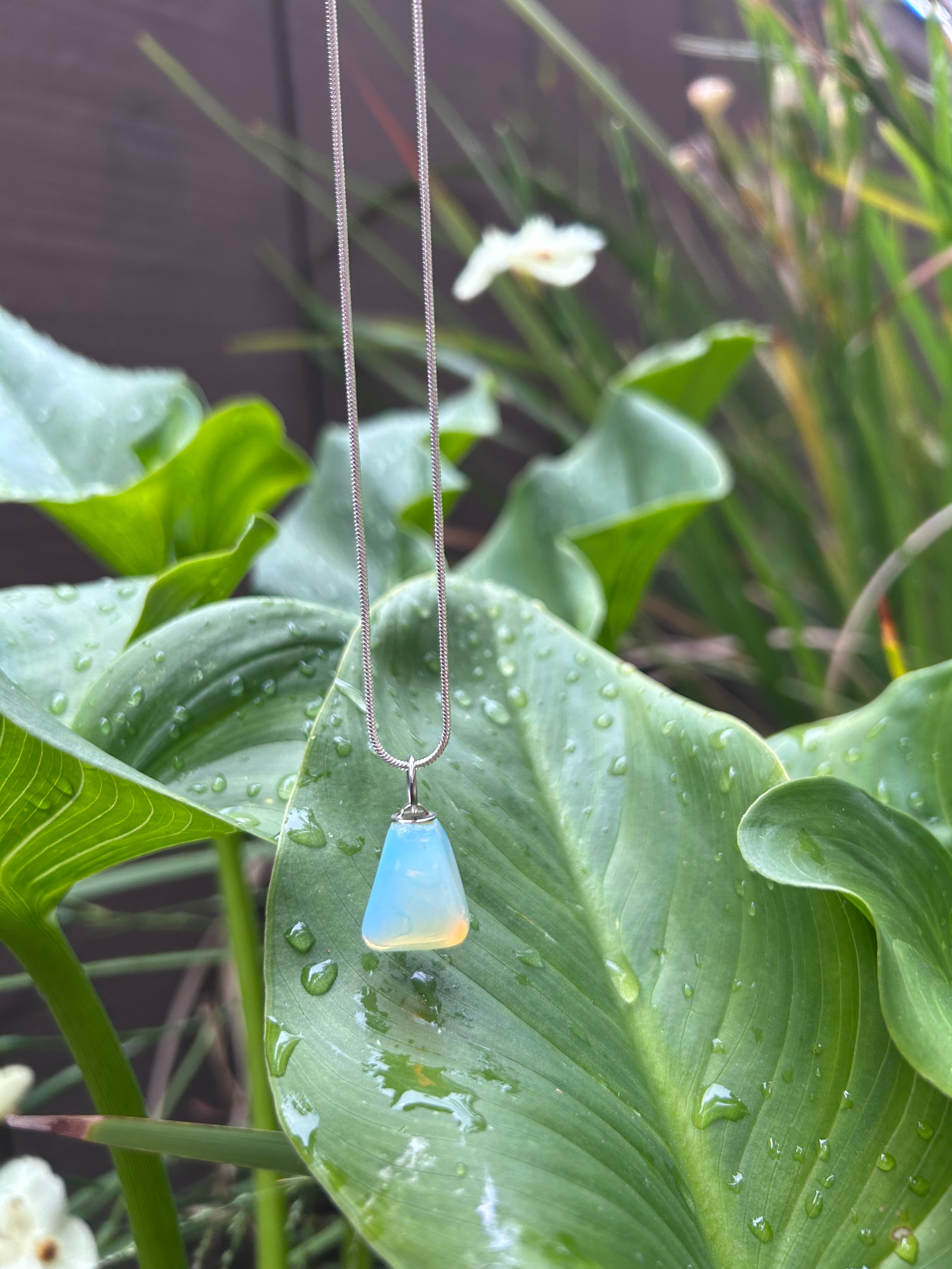 Opalite Glow Pendant