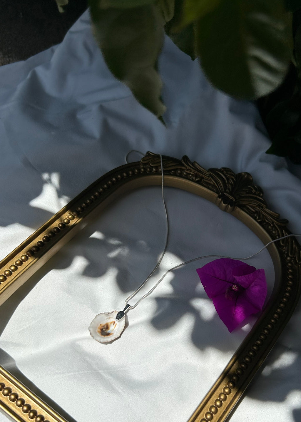 Sunlit Tide Shell Pendant
