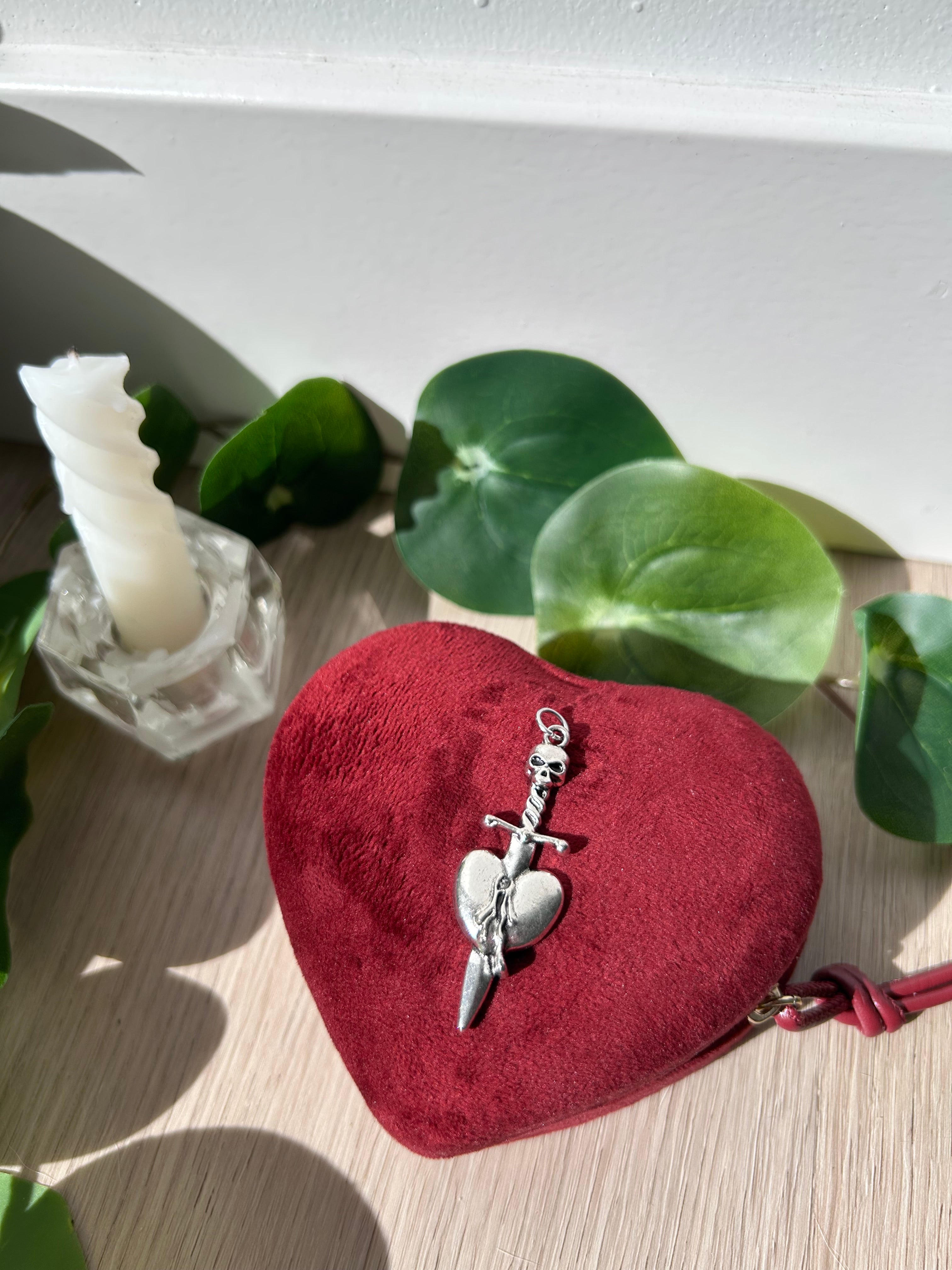 Dagger Through the Heart Pendant