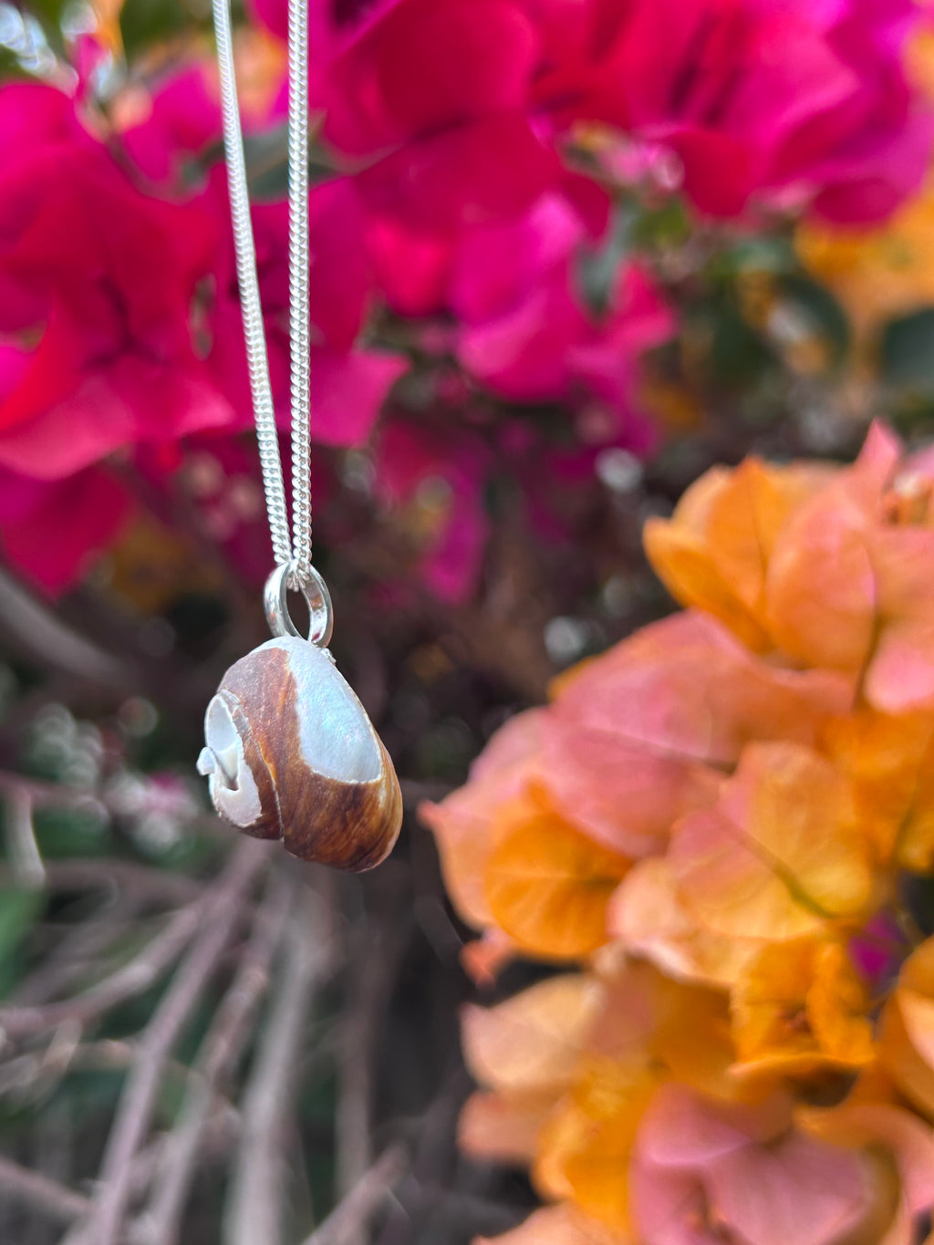 Ocean Spiral Shell Pendant