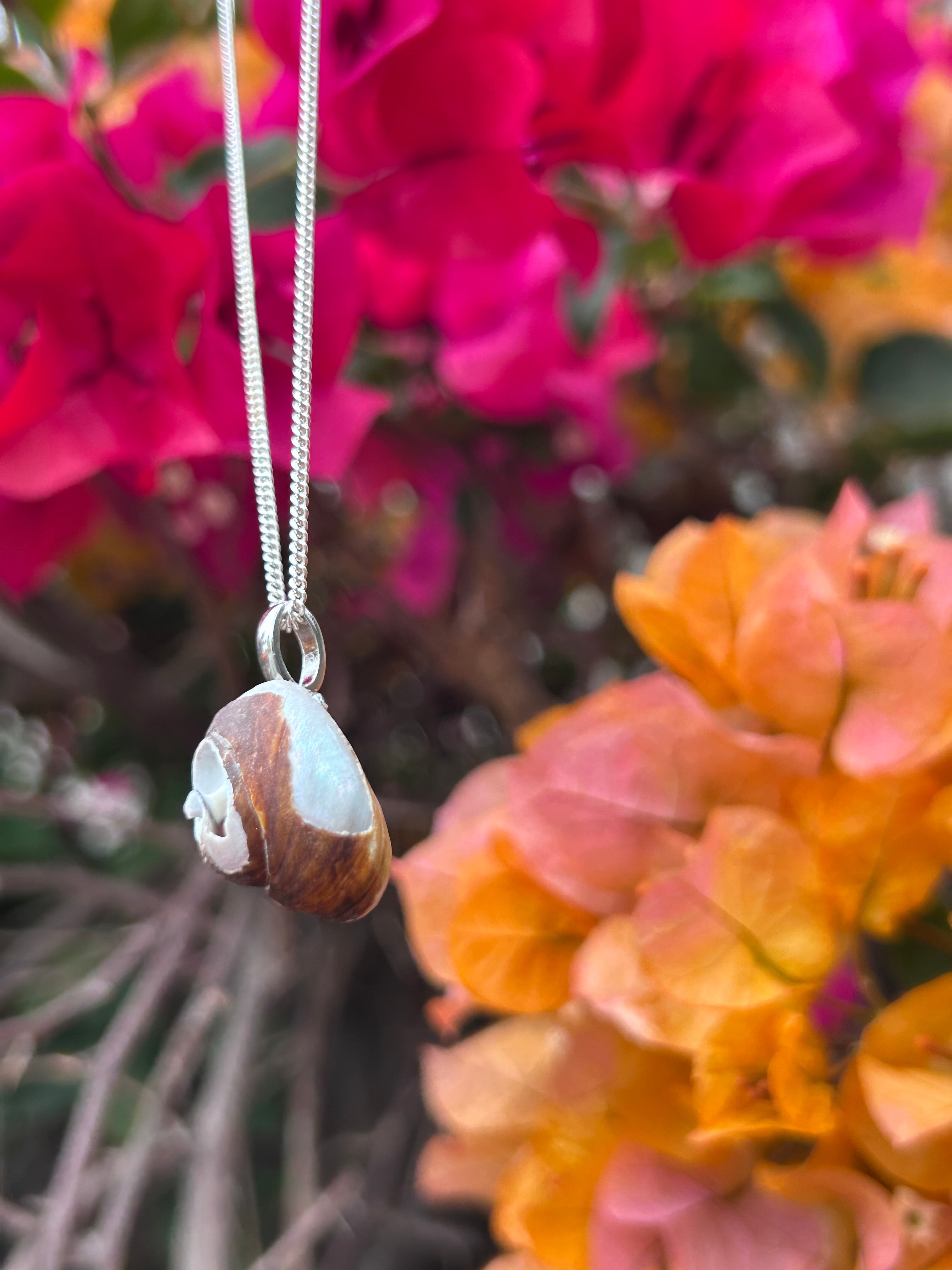 Ocean Spiral Shell Pendant