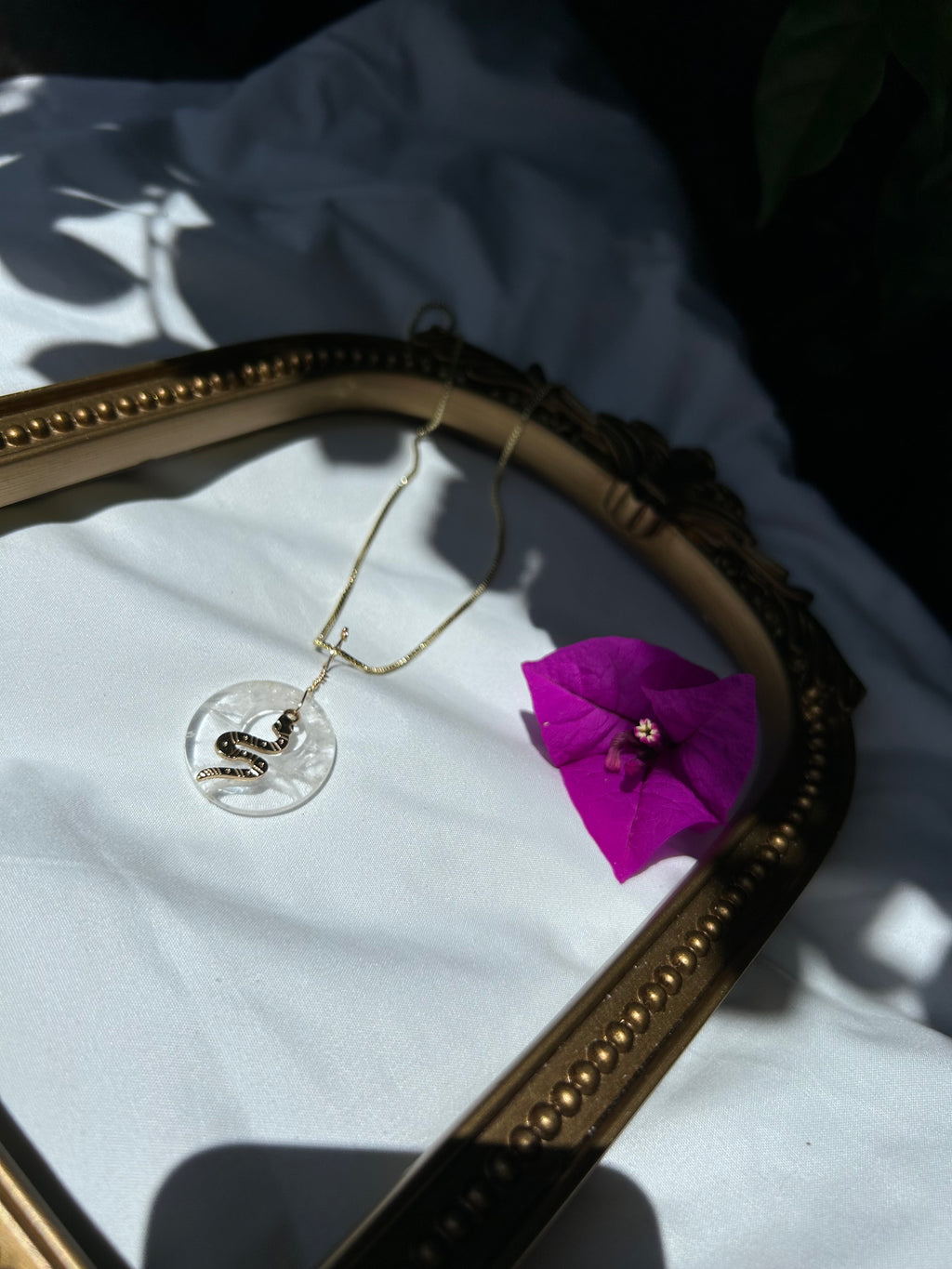 Mystic Serpent Clear Quartz Pendant