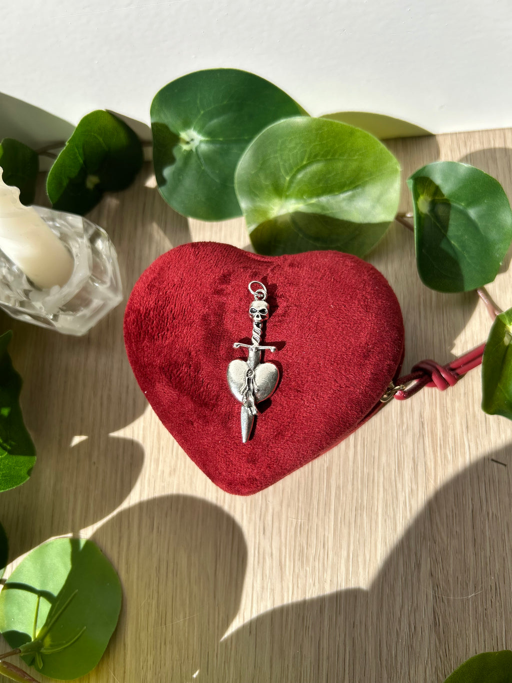 Dagger Through the Heart Pendant