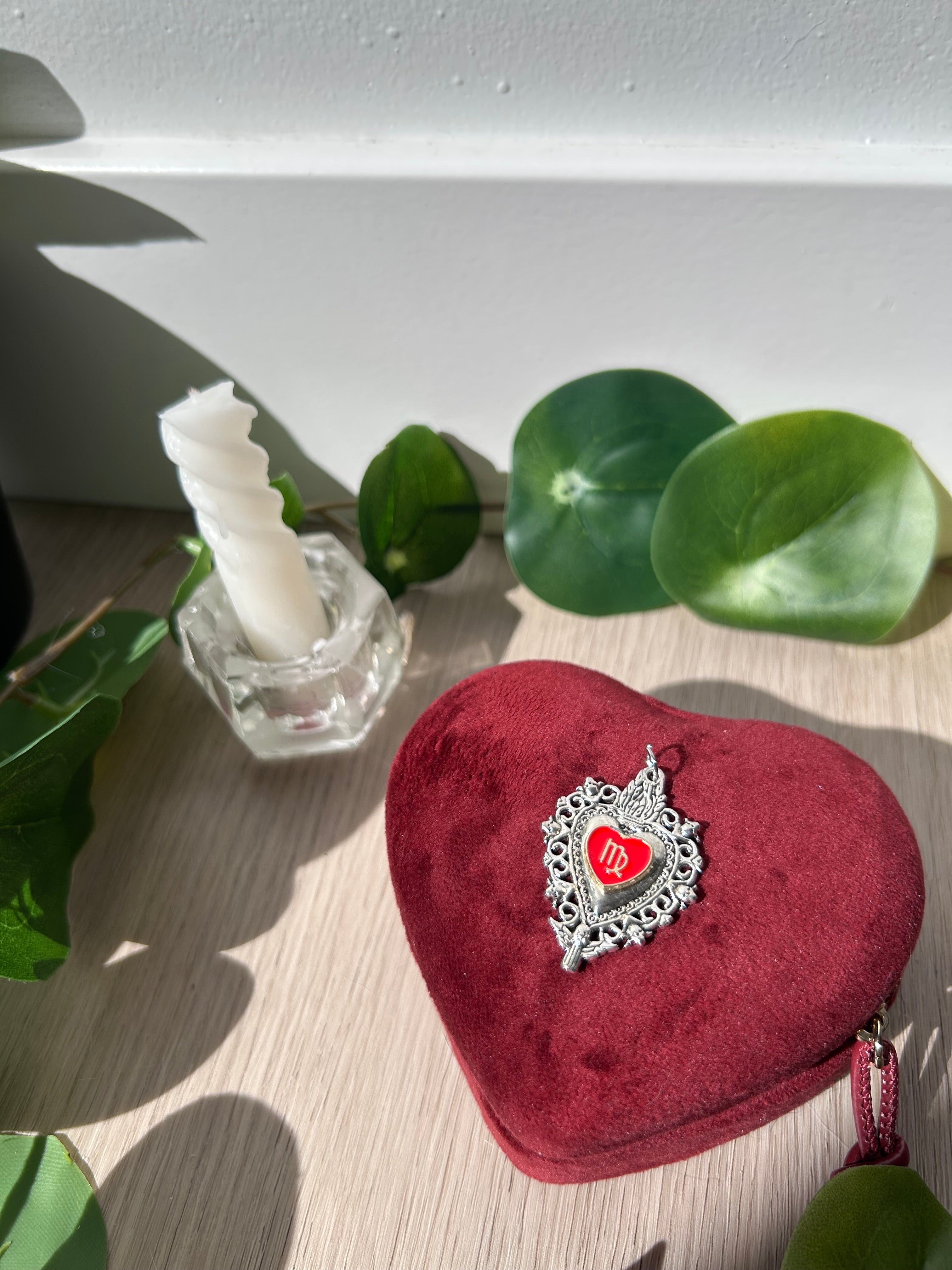 Virgo Sacred Heart Pendant