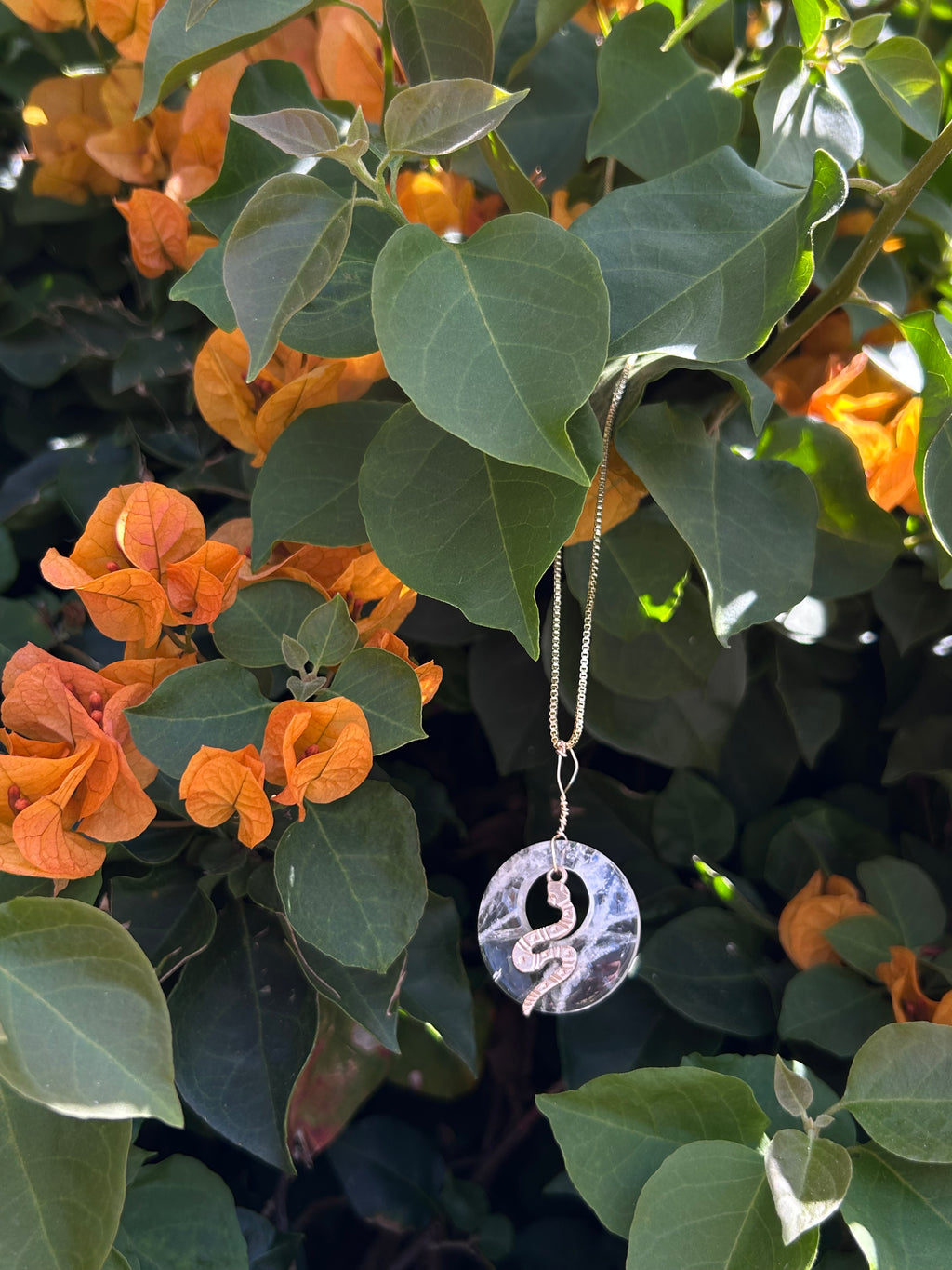 Mystic Serpent Clear Quartz Pendant