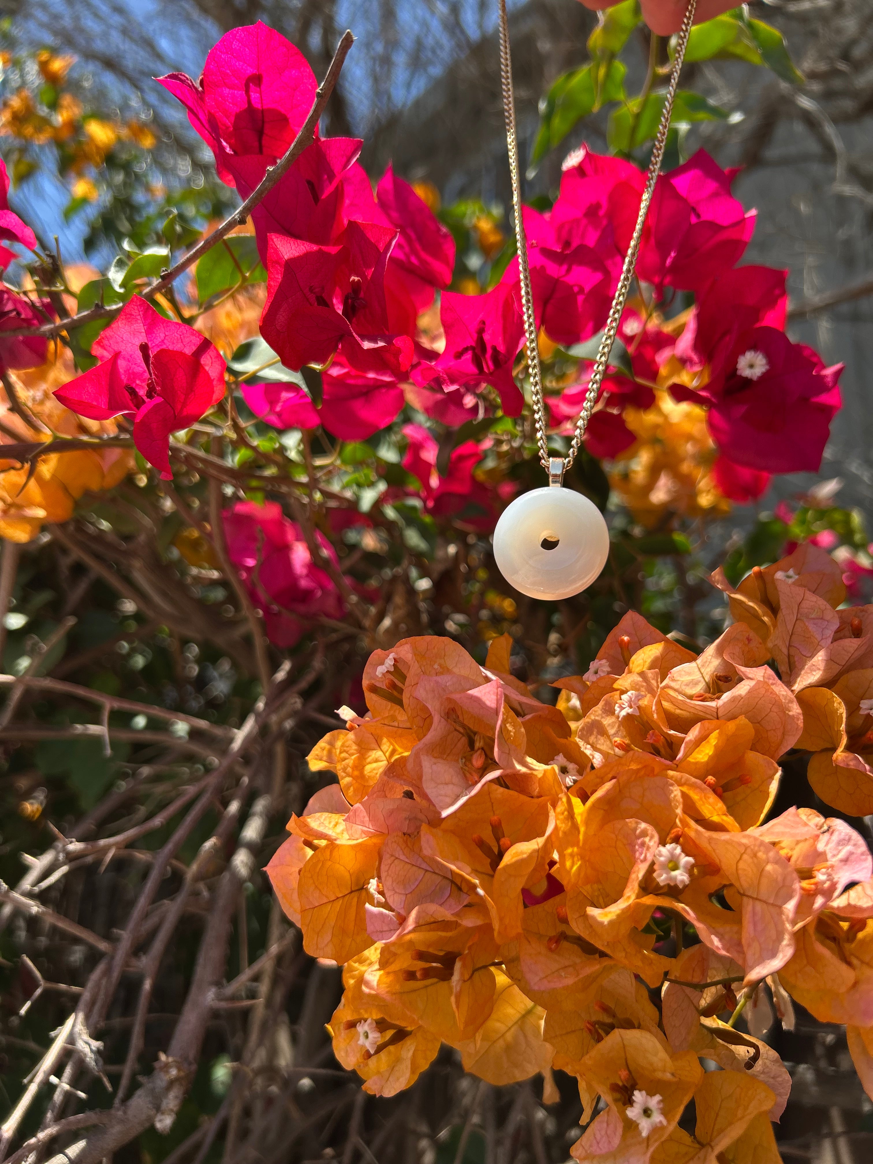 Halo Moonstone Pendant