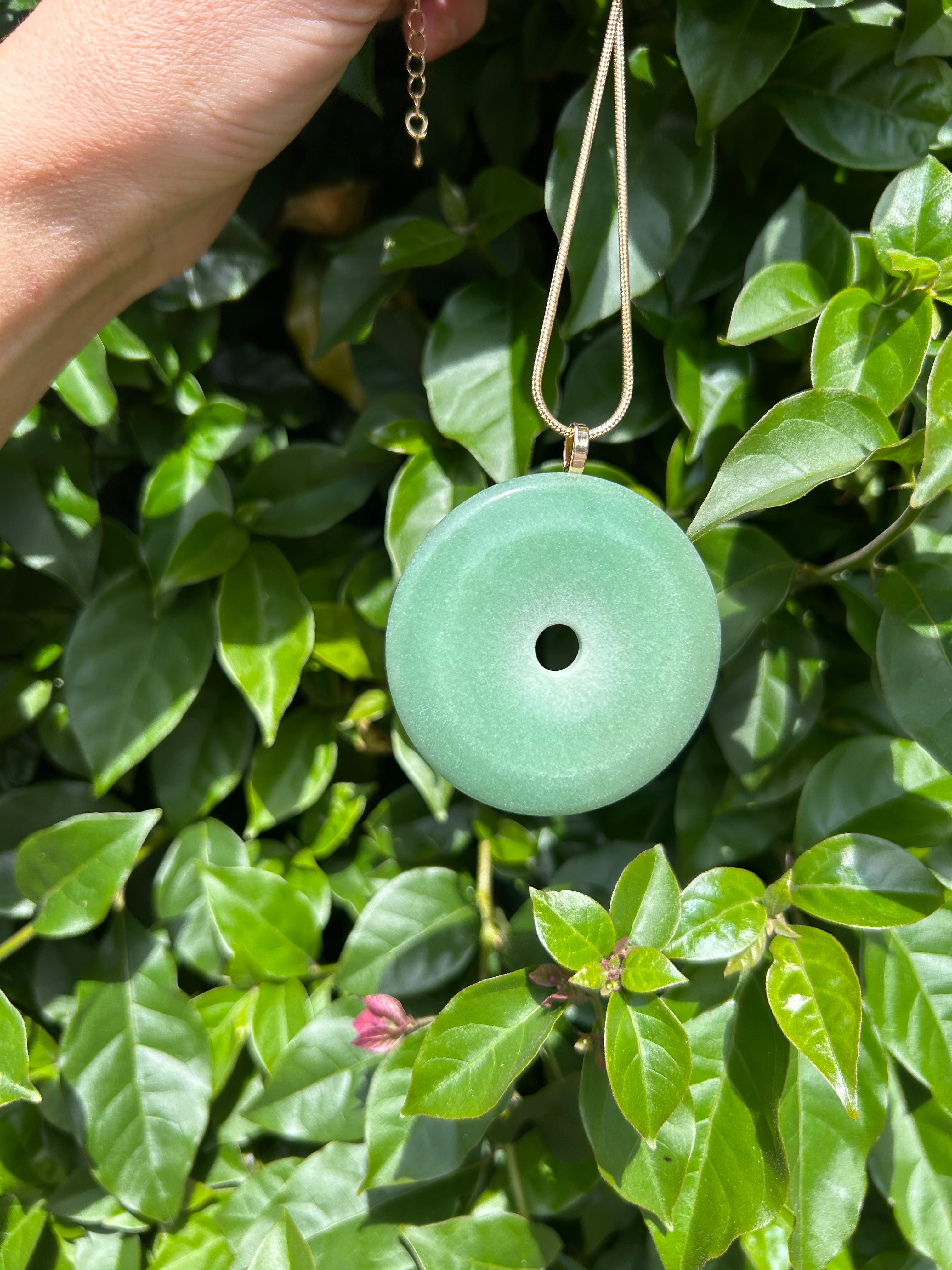 Jade Halo Pendant