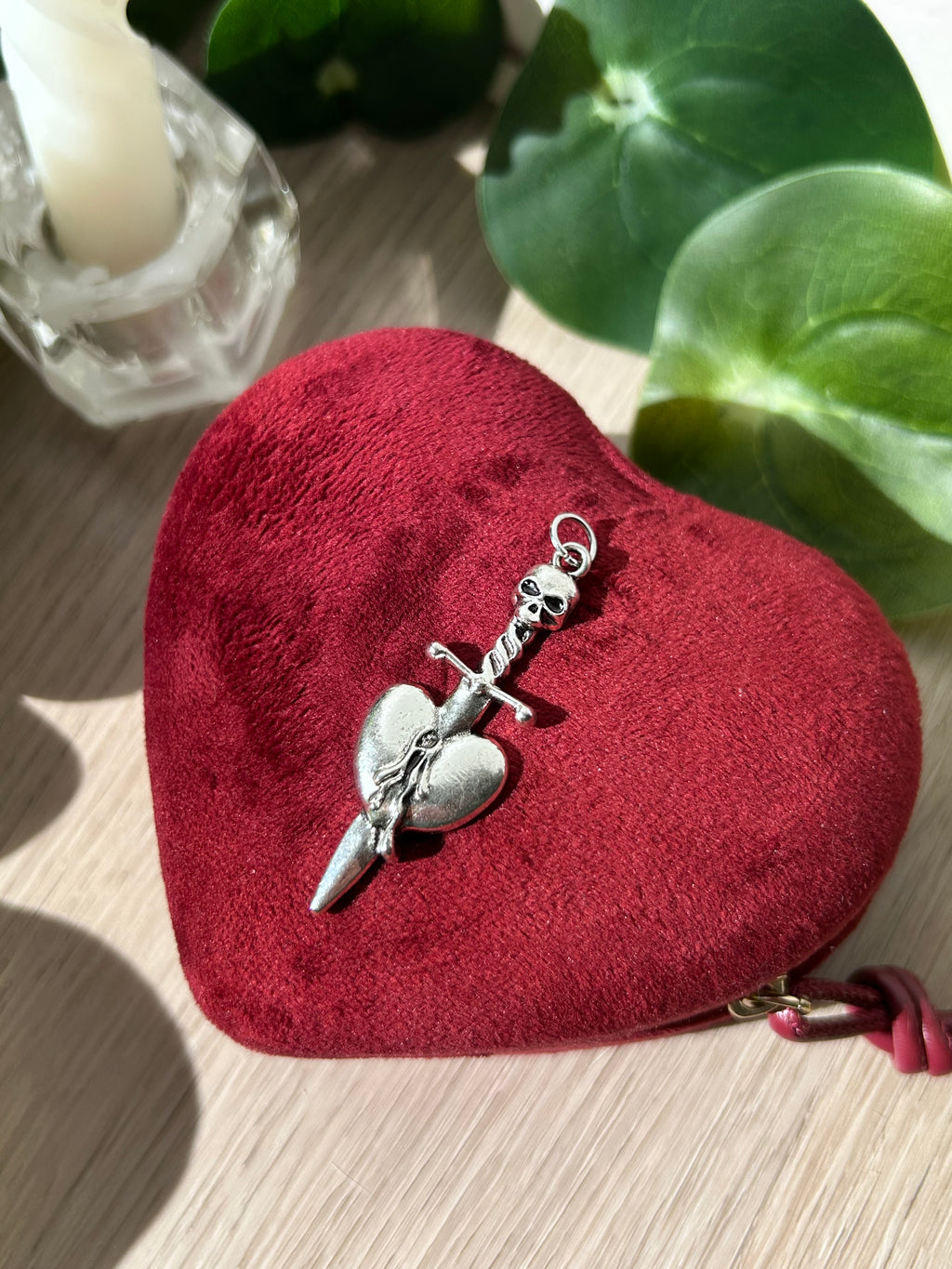 Dagger Through the Heart Pendant