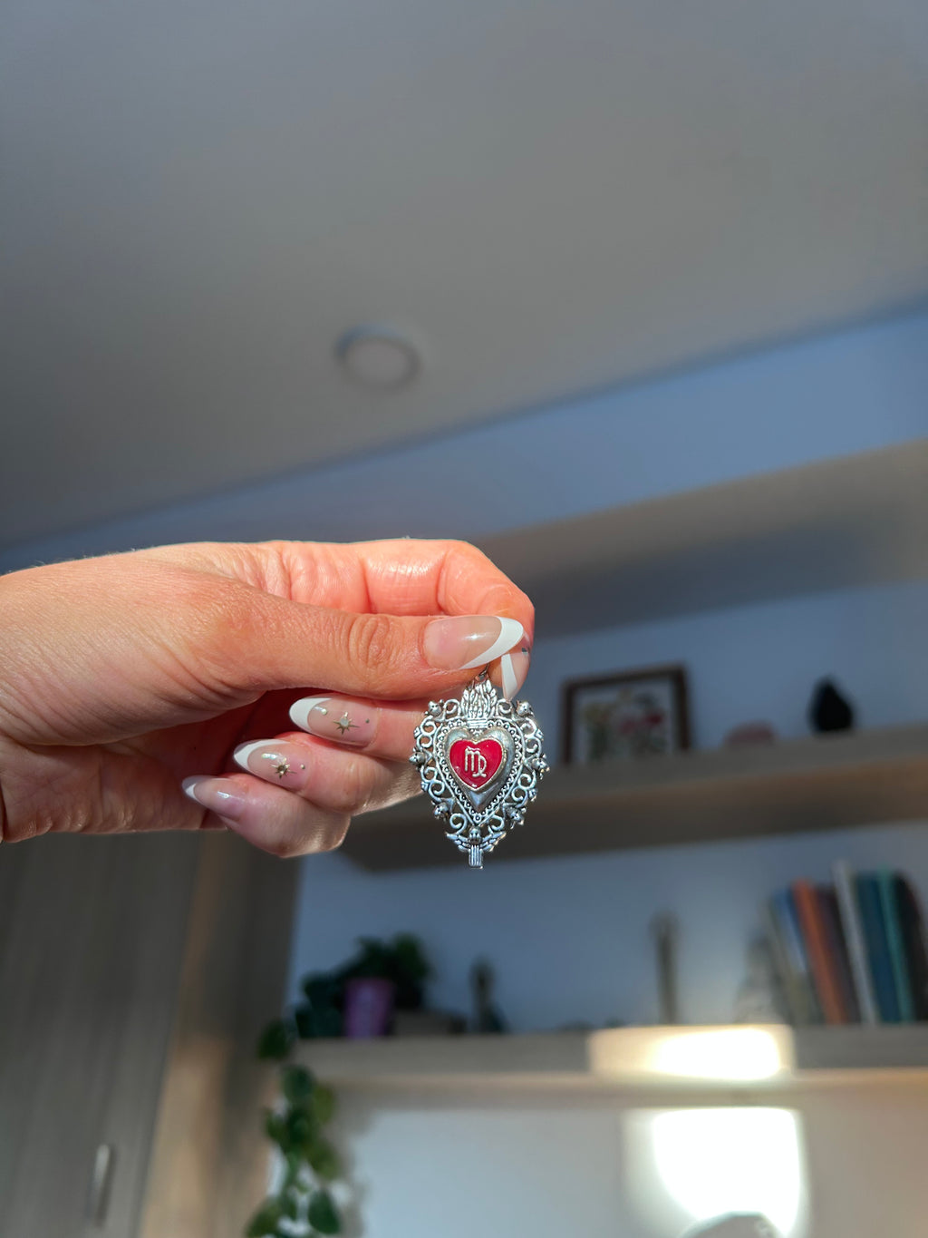 Virgo Sacred Heart Pendant