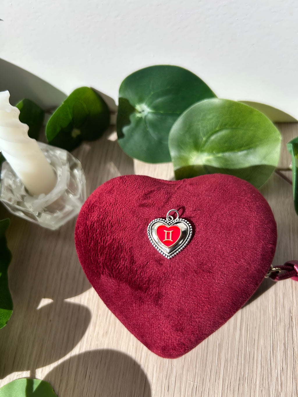 Gemini Sacred Heart Pendant